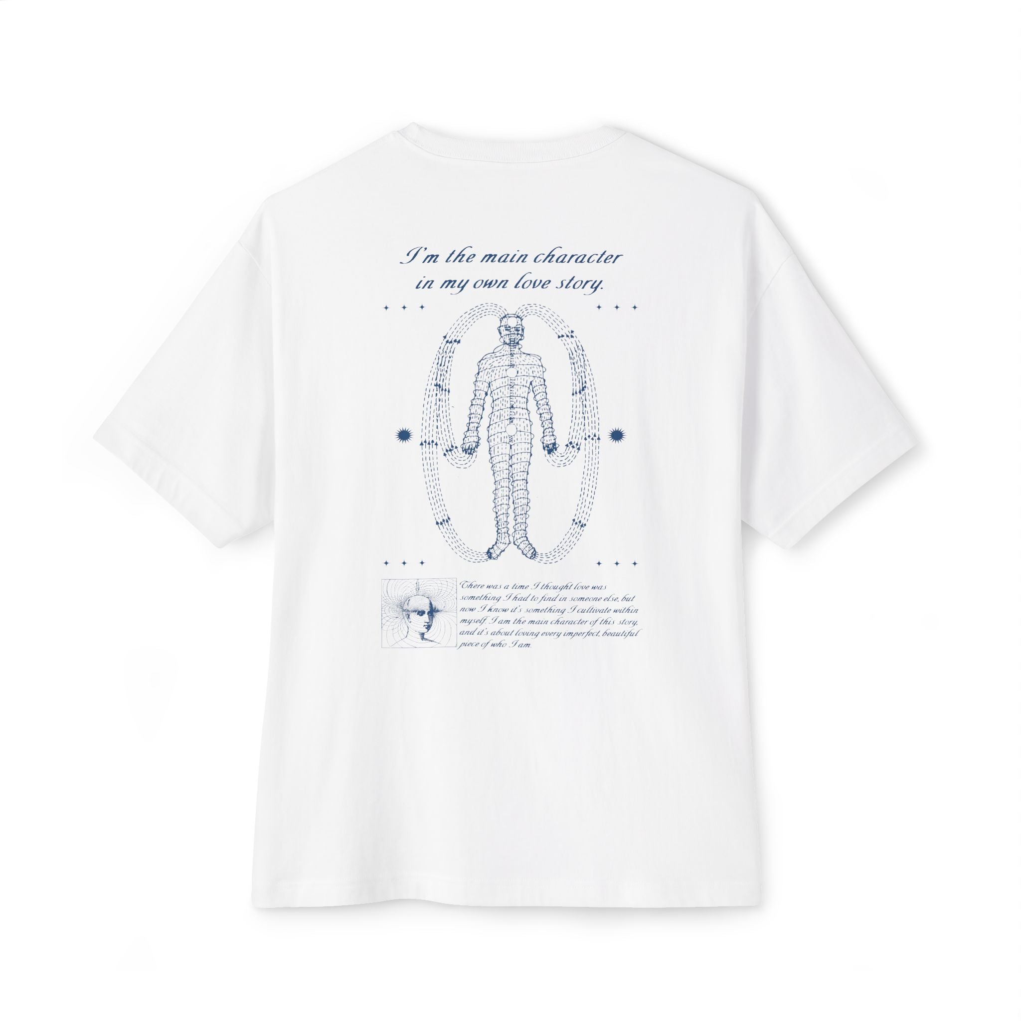 I’m the main character in my own love story Oversized Tee