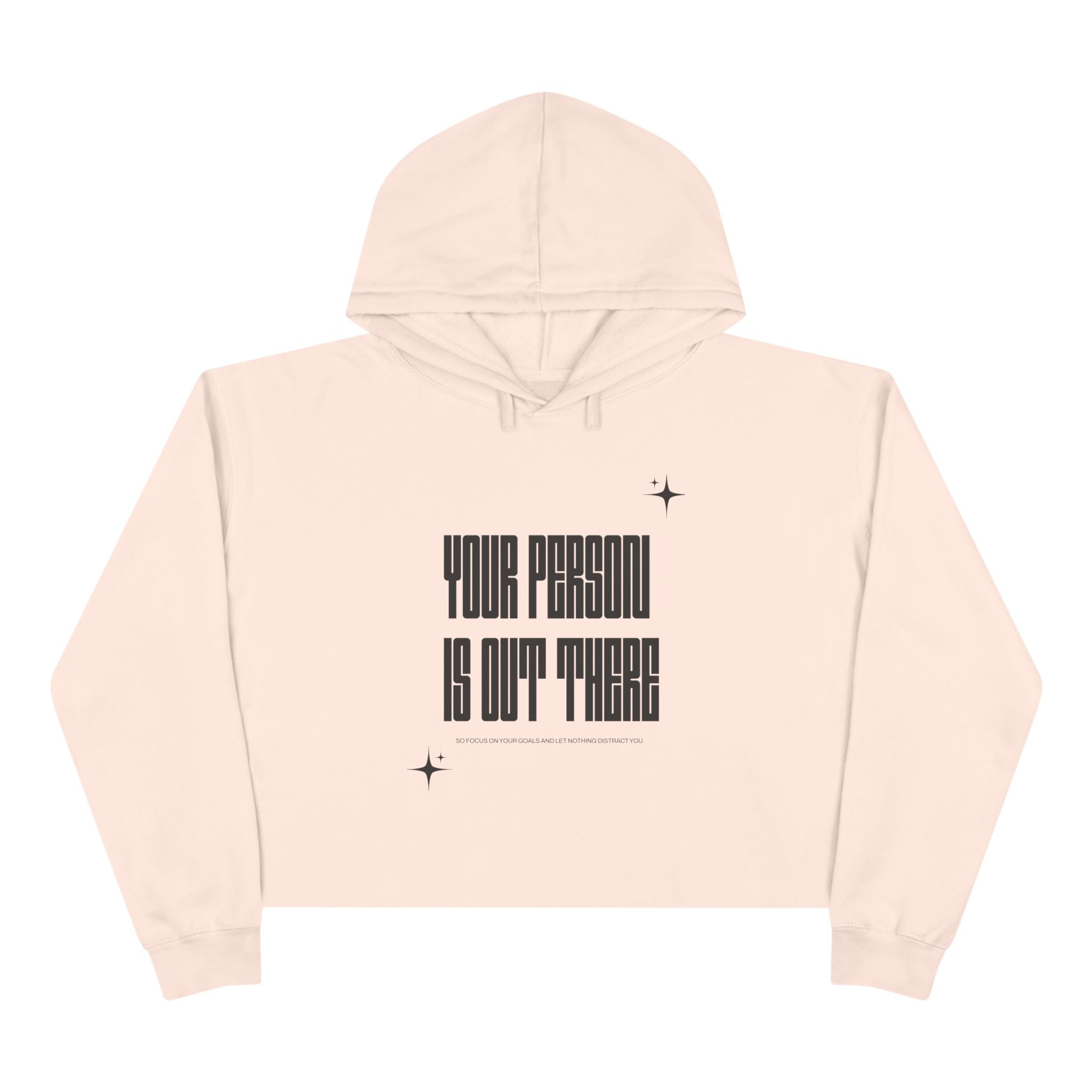 Your Person Is Out There Unisex Crop Hoodie