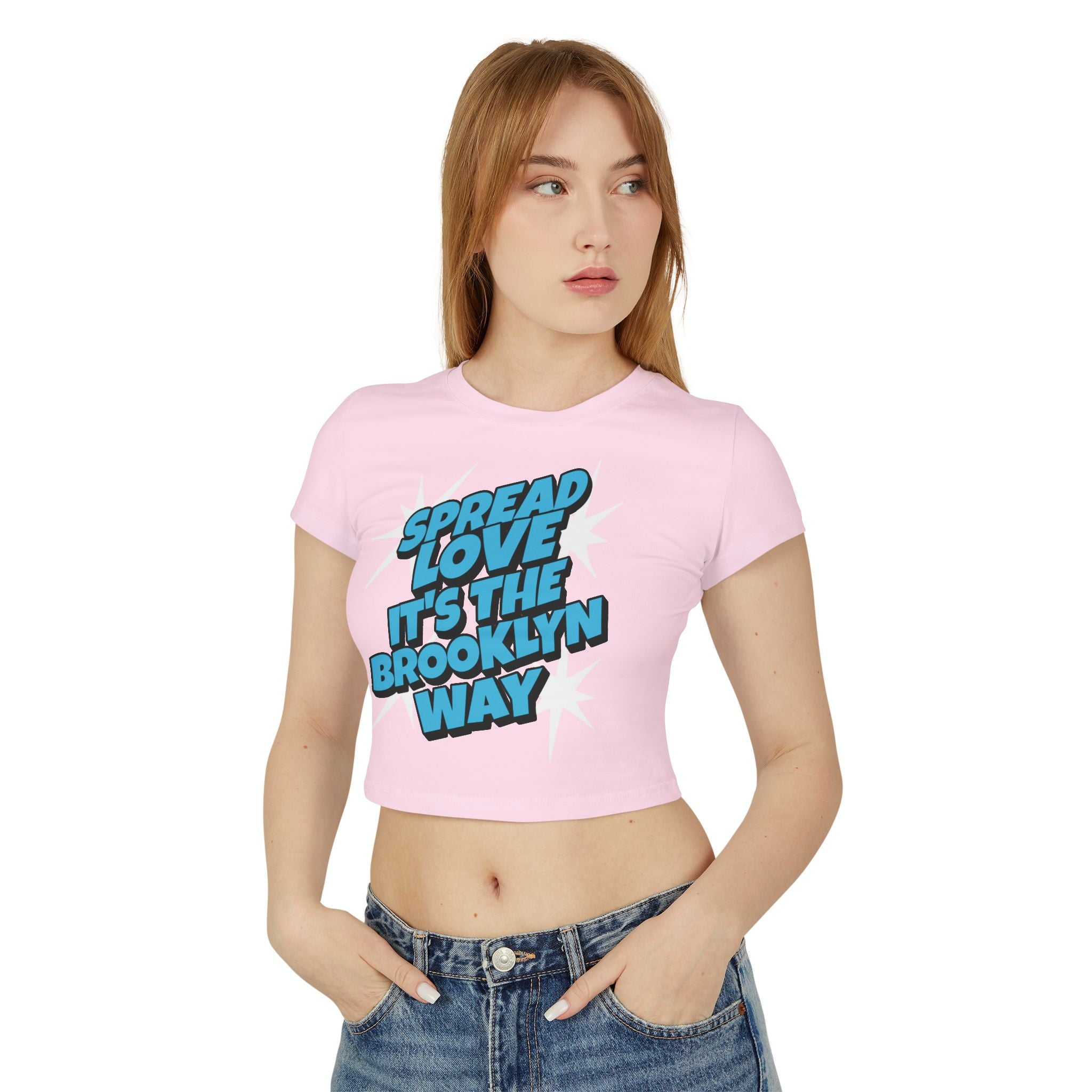 Spread Love It's The Brooklyn Way Women's Tiny Tee