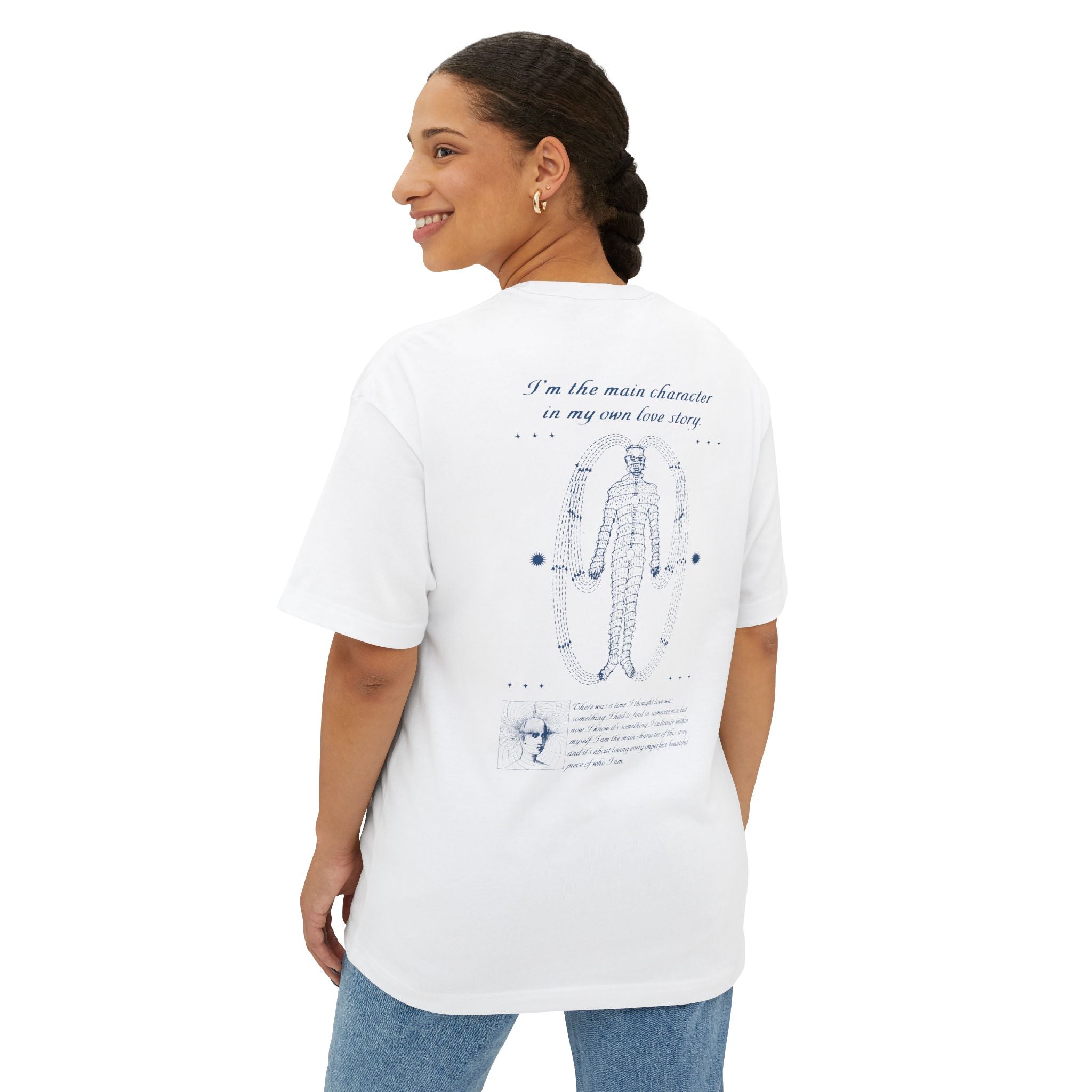 I’m the main character in my own love story Oversized Tee