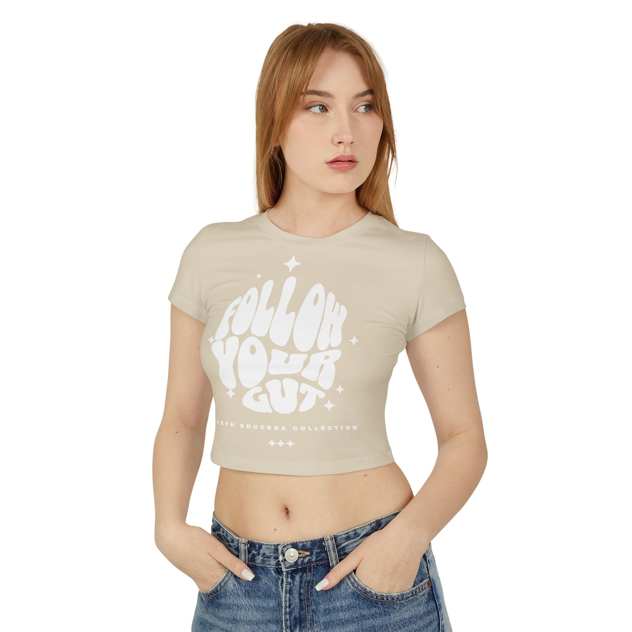 Follow Your Gut Women's tiny Tee