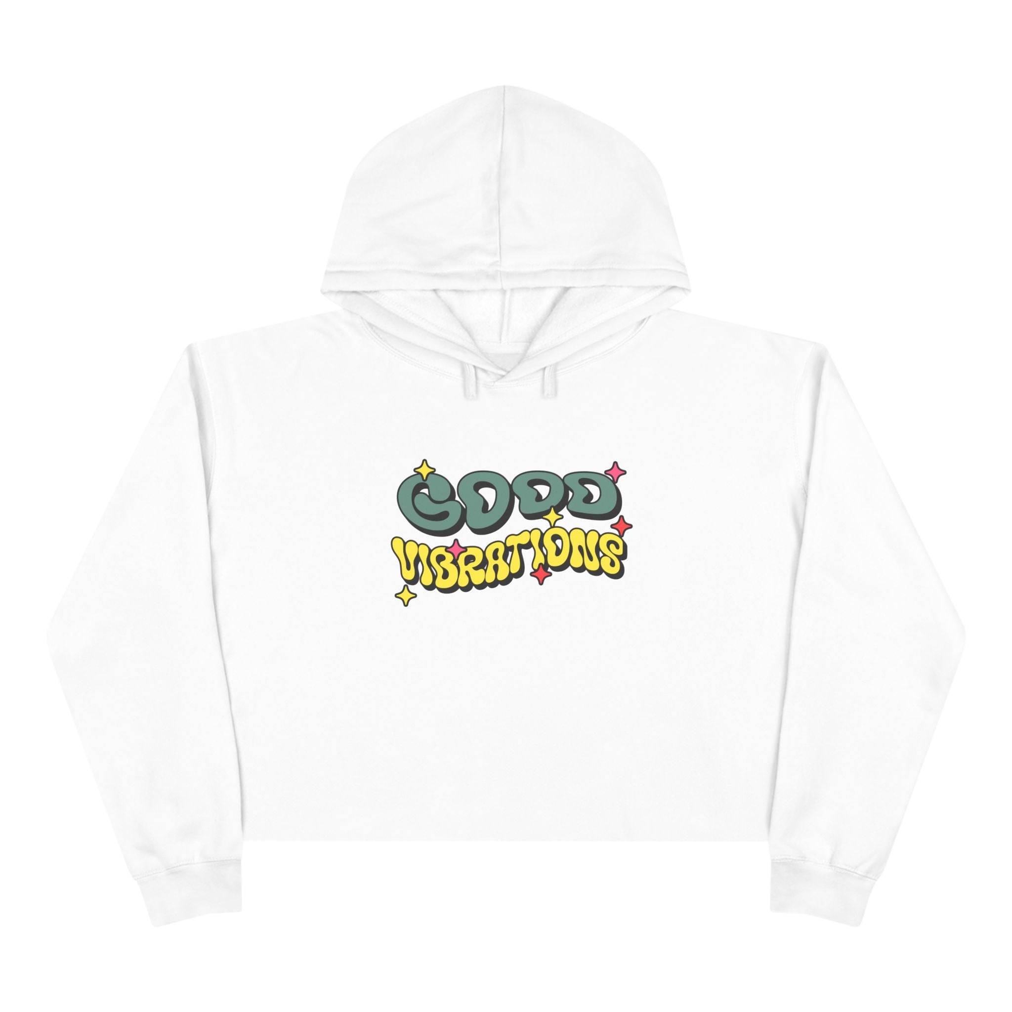 Good Vibration Unisex Crop Hoodie