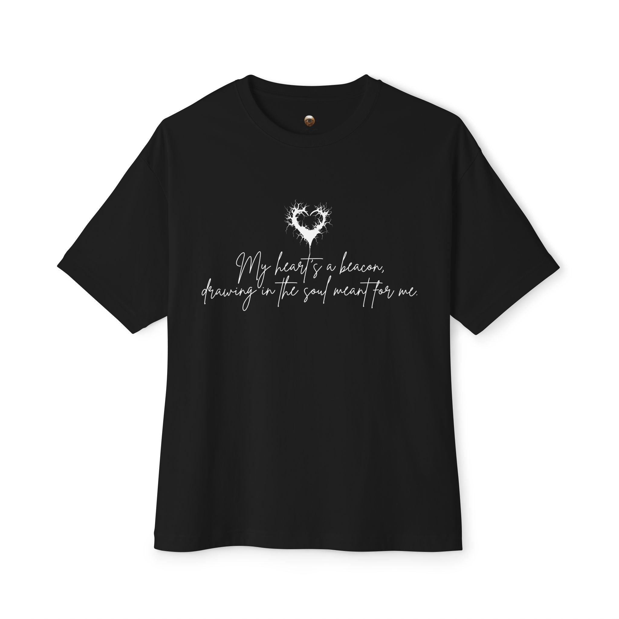 My Heart's A Beacon Oversized Boxy Tee