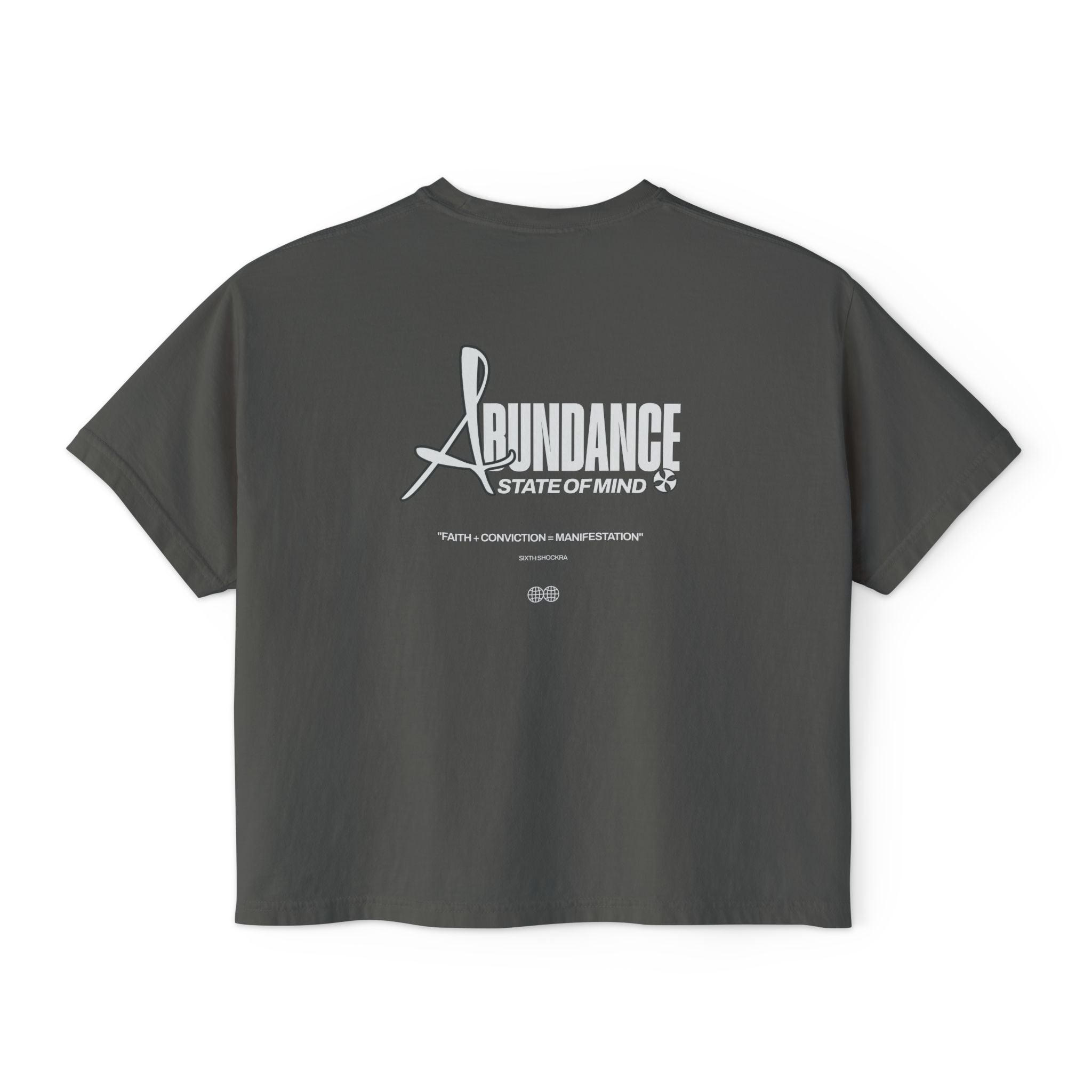 Abundance unisex cropped Boxy Tee