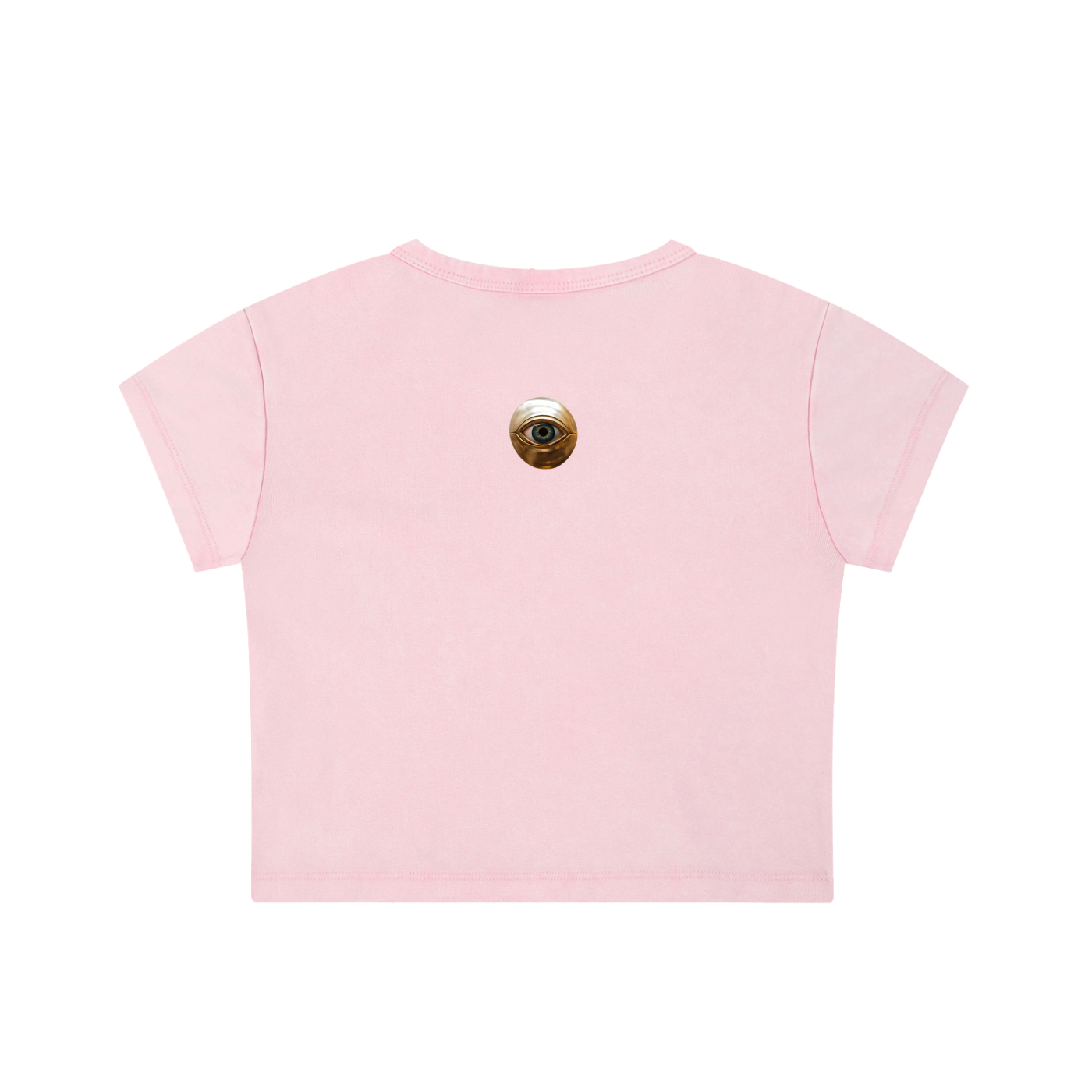 I Dont Drink Coffee I Meditate Snow Washed Crop Top