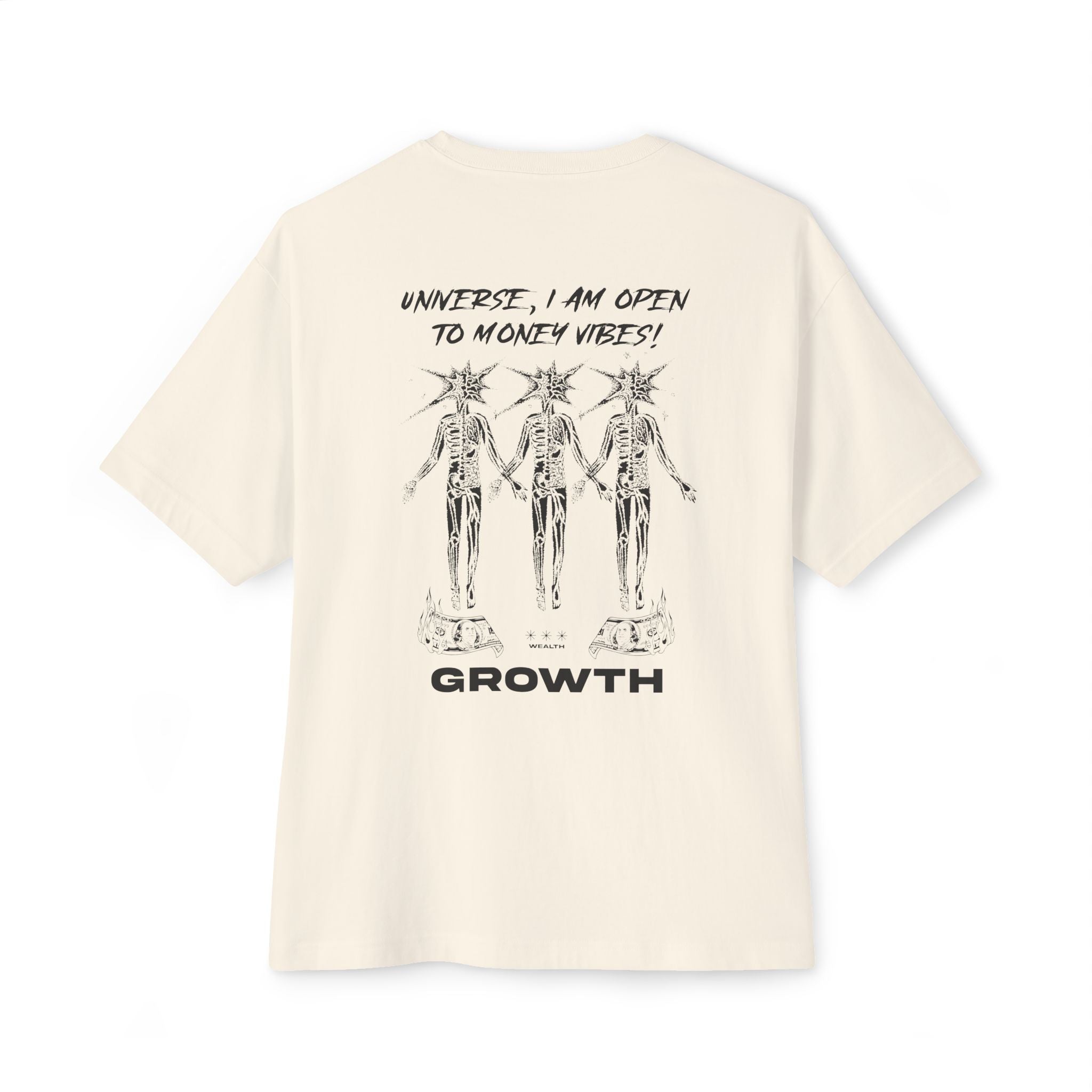Universe I'm Open To Money Vibe Heavy Cotton Tee