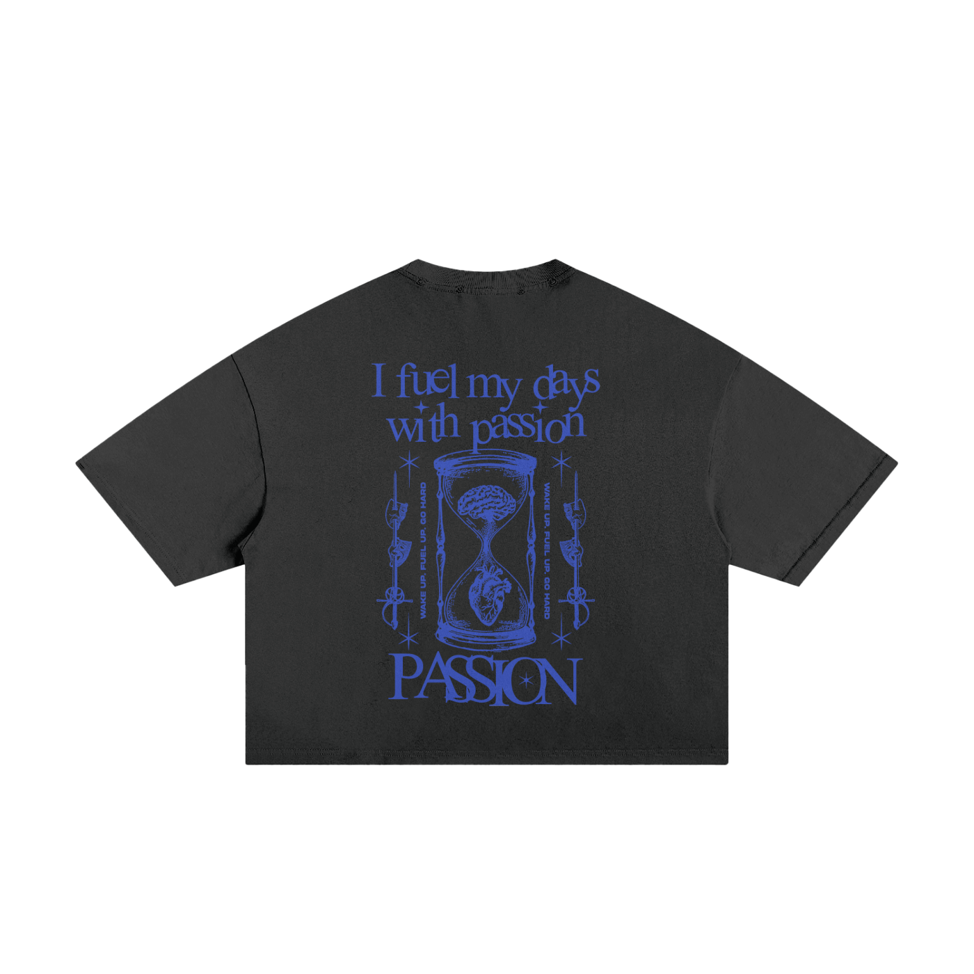 I Fuel My Days Classic Frayed Boxy Tee