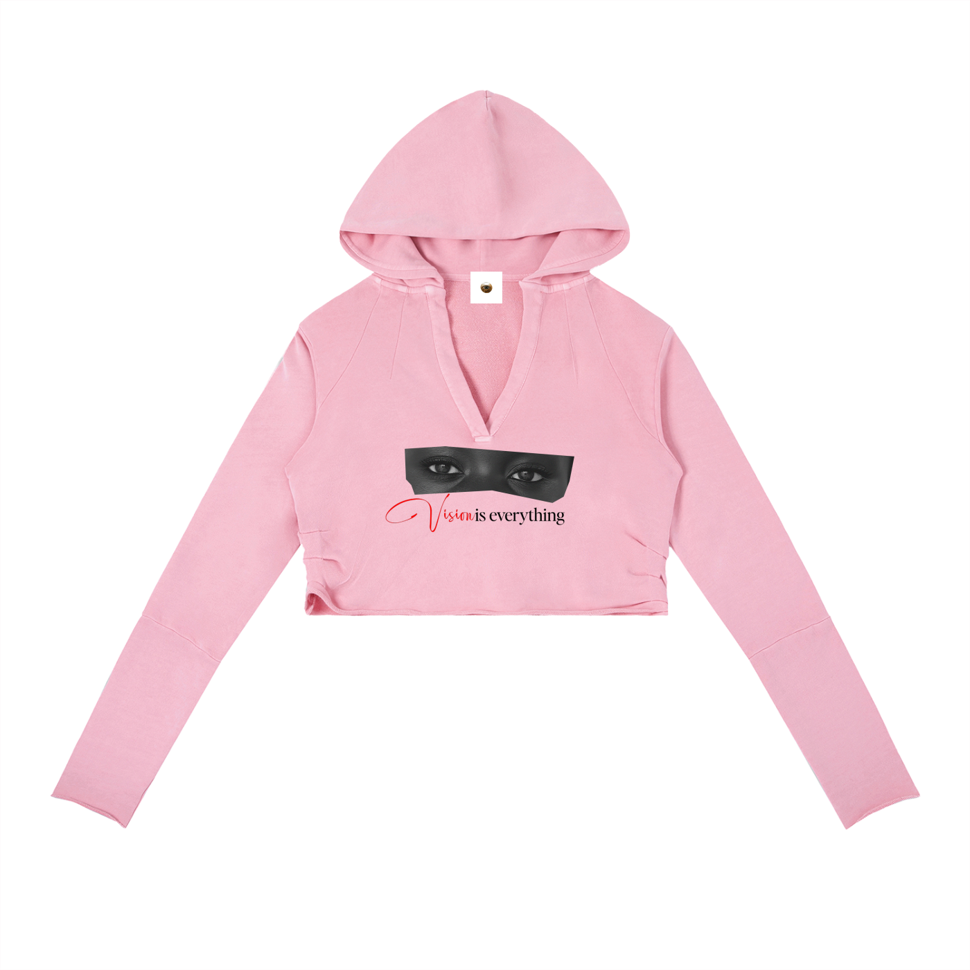 Vision Is Everything Vintage Washed Raw Edge Hoodie