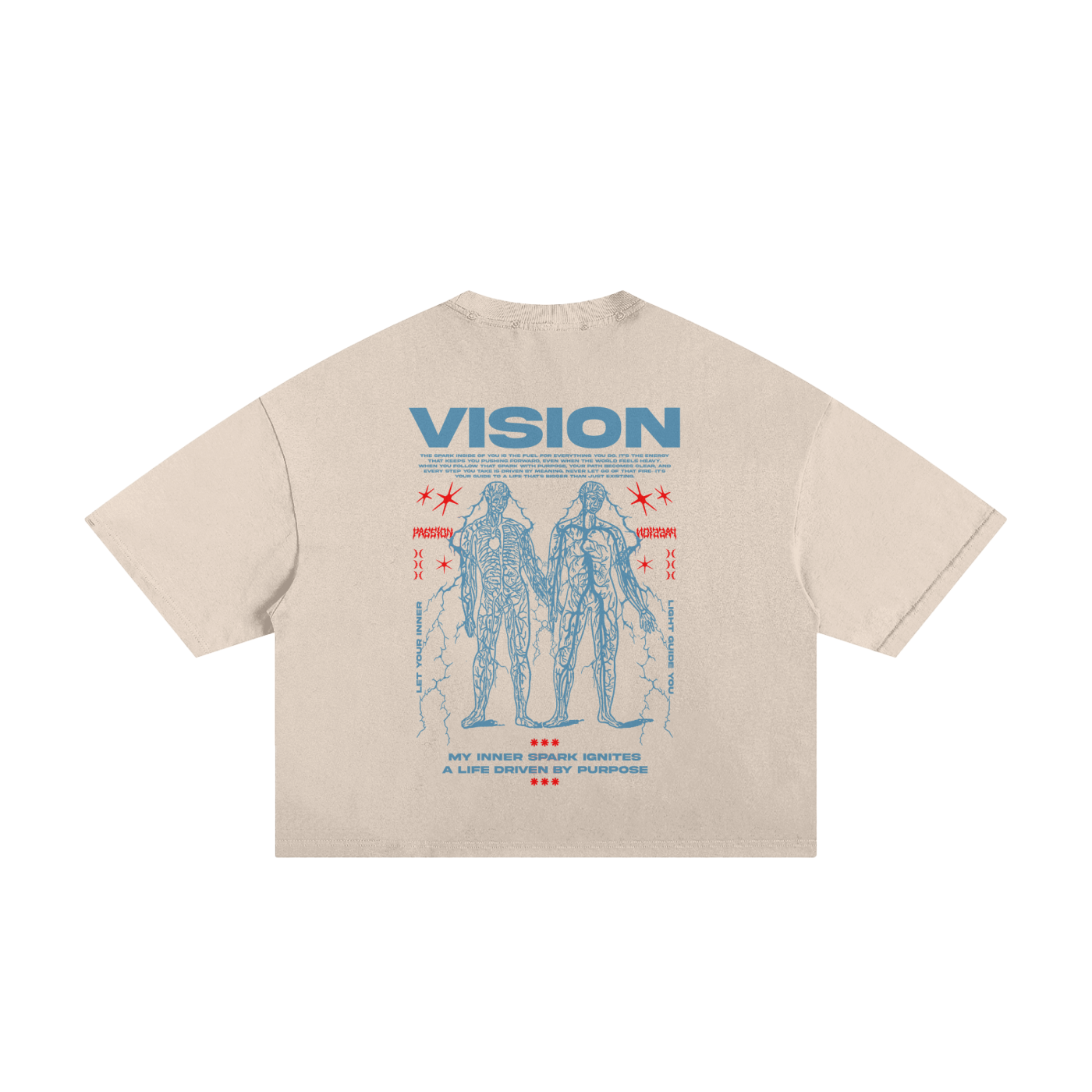 Vision Classic Frayed Boxy Tee