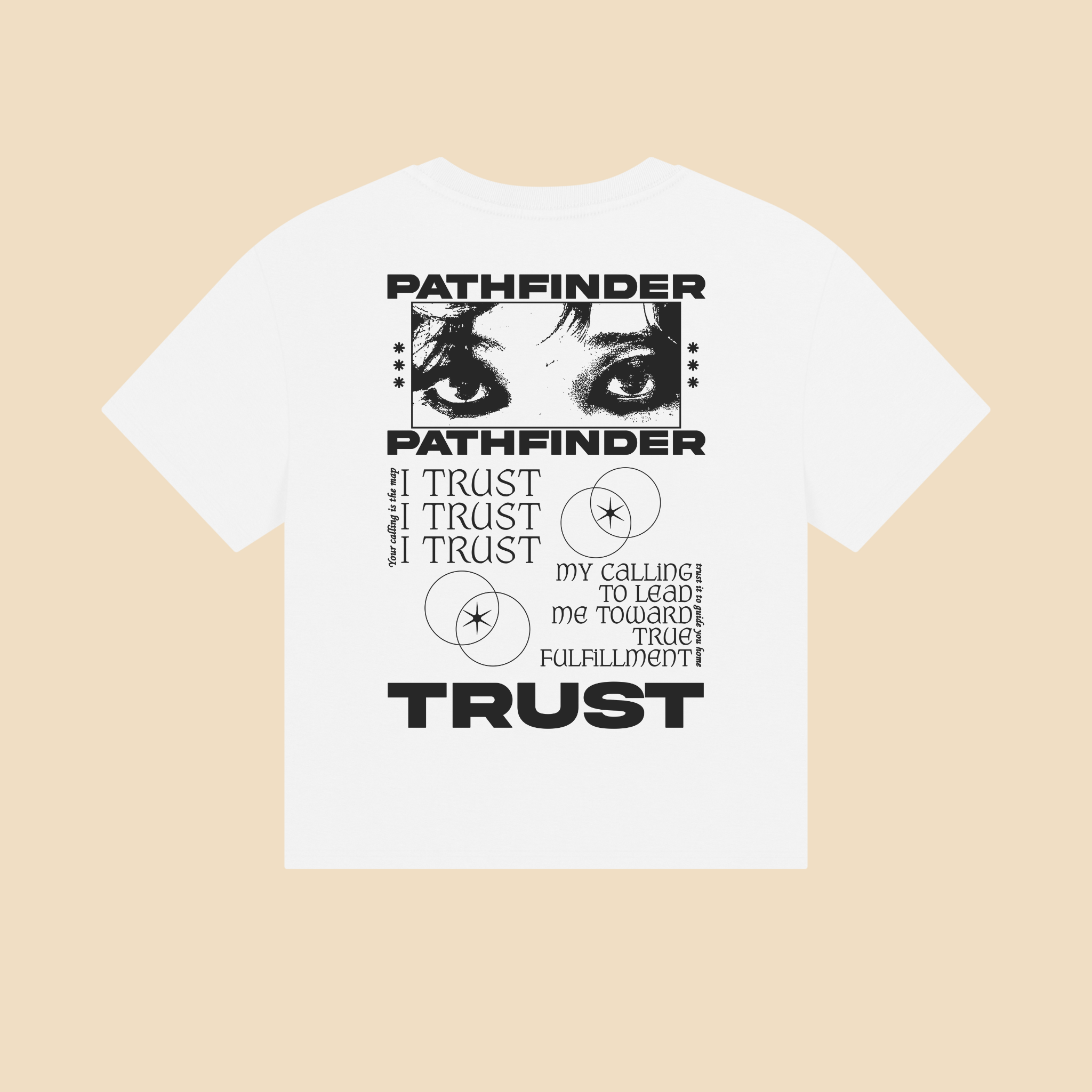 I trust my calling to lead me toward true fulfilment Unisex Cropped Boxy Tee