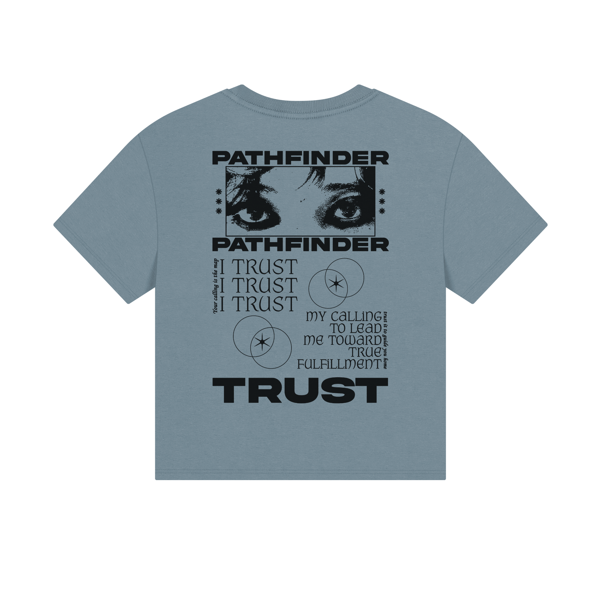 I trust my calling to lead me toward true fulfilment Unisex Cropped Boxy Tee