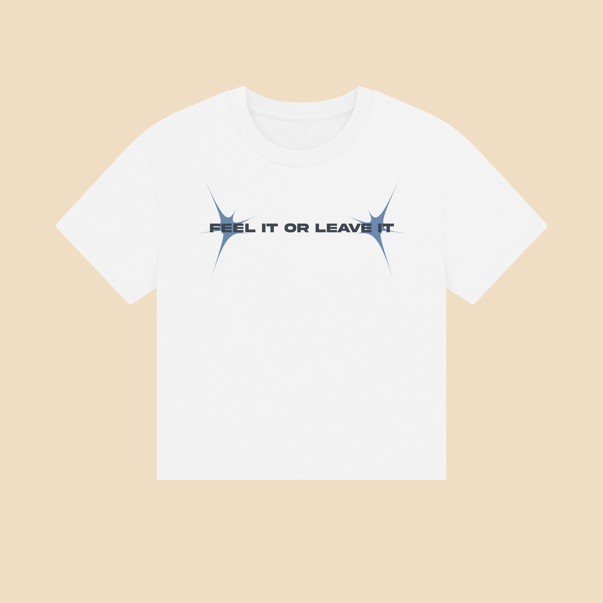 I pour my heart into what I love Unisex Cropped Boxy Tee