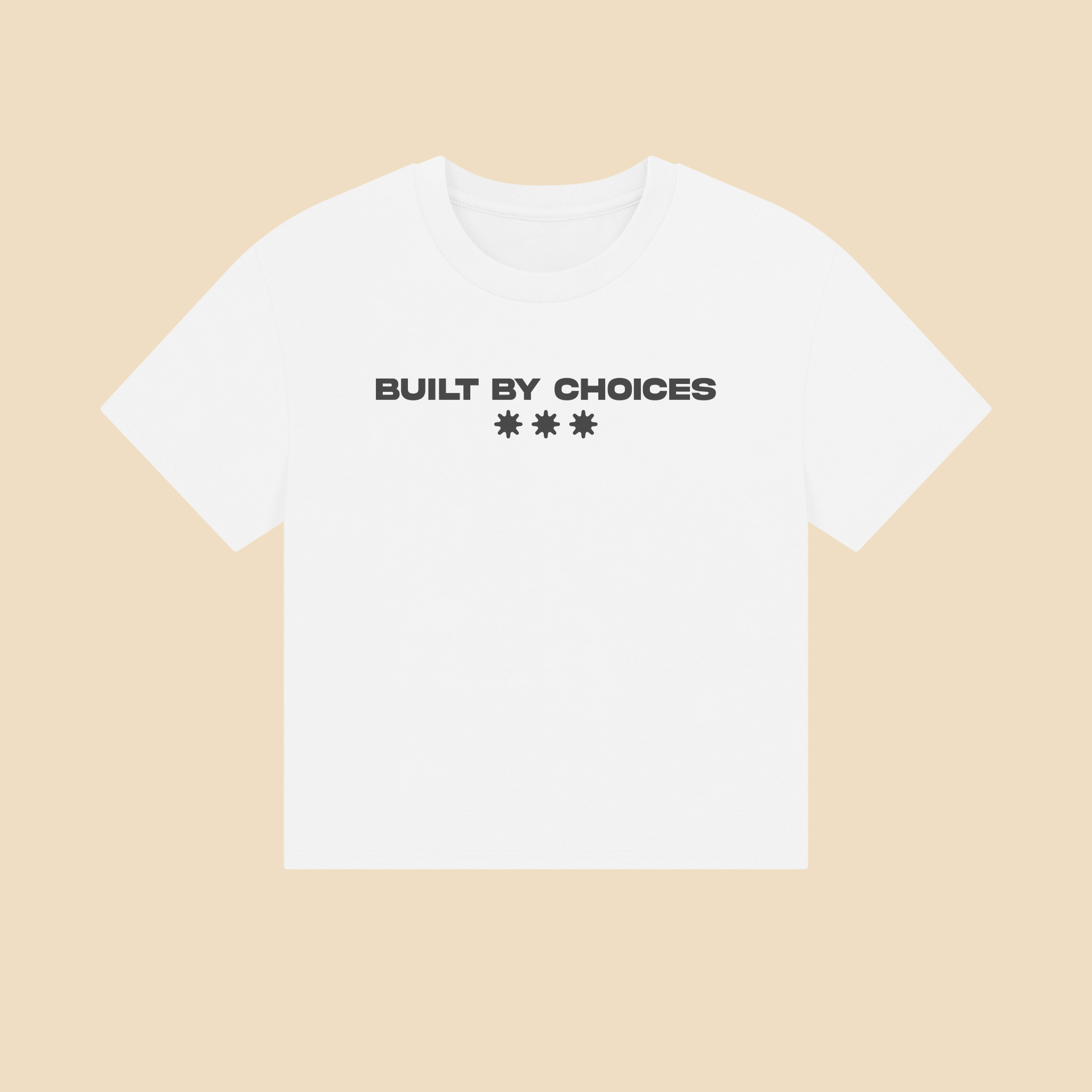 Every healthy choice I make strengthens my resilience Unisex Oversized Crop Tee