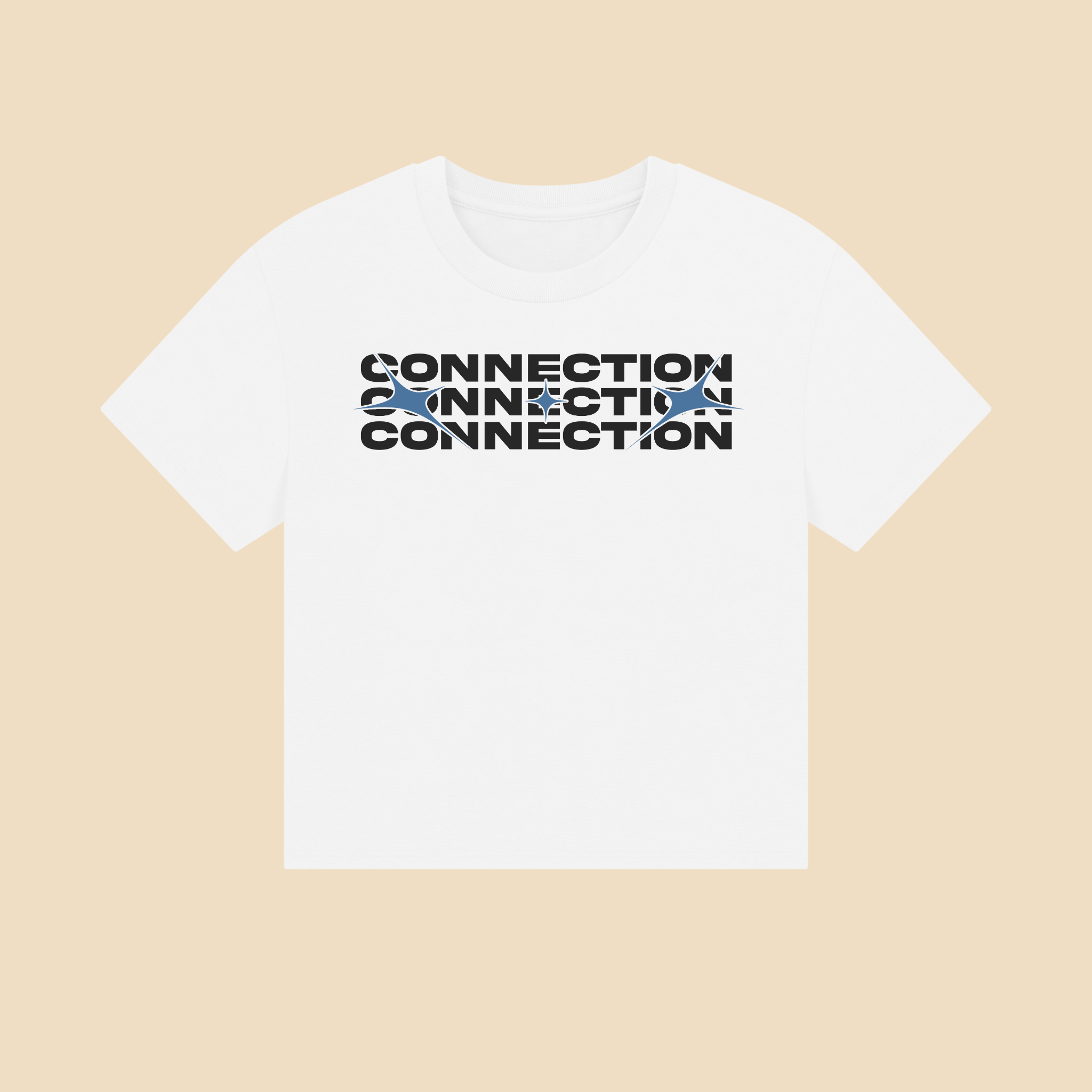 I nurture my mind so it can uplift my body Unisex Cropped Boxy Tee