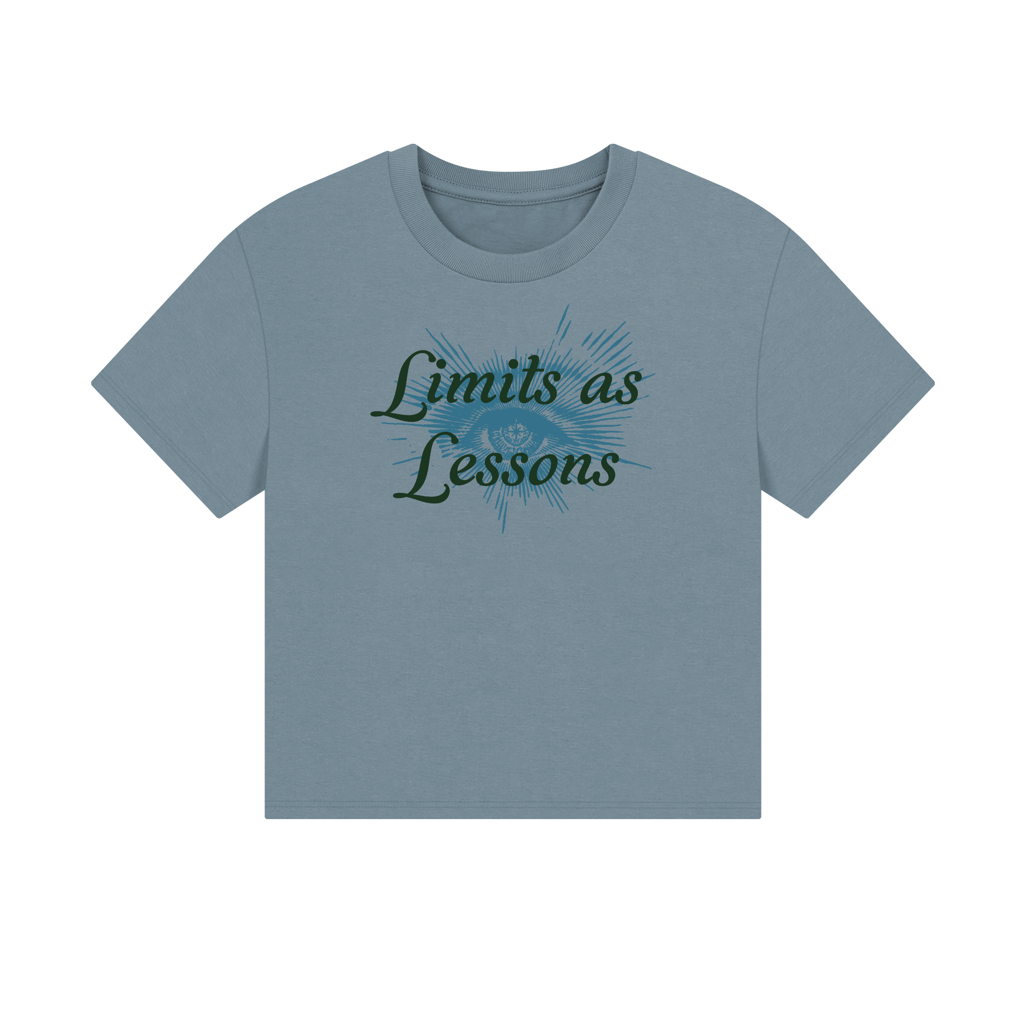 I honor my limits and celebrate my growth Unisex Cropped Boxy Tee