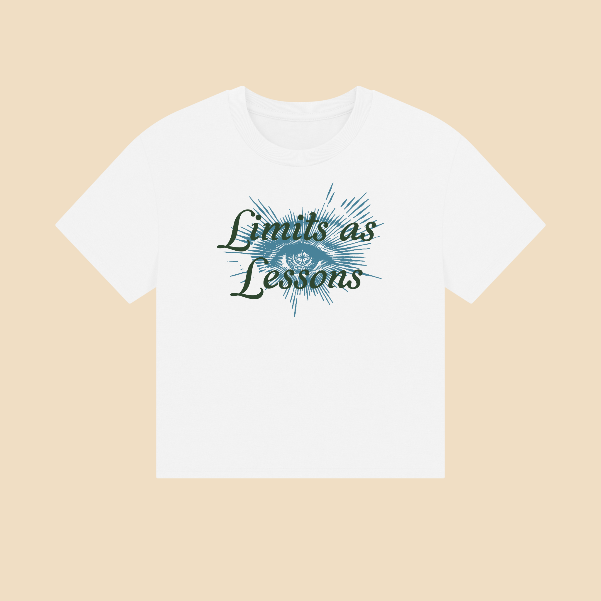 I honor my limits and celebrate my growth Unisex Cropped Boxy Tee