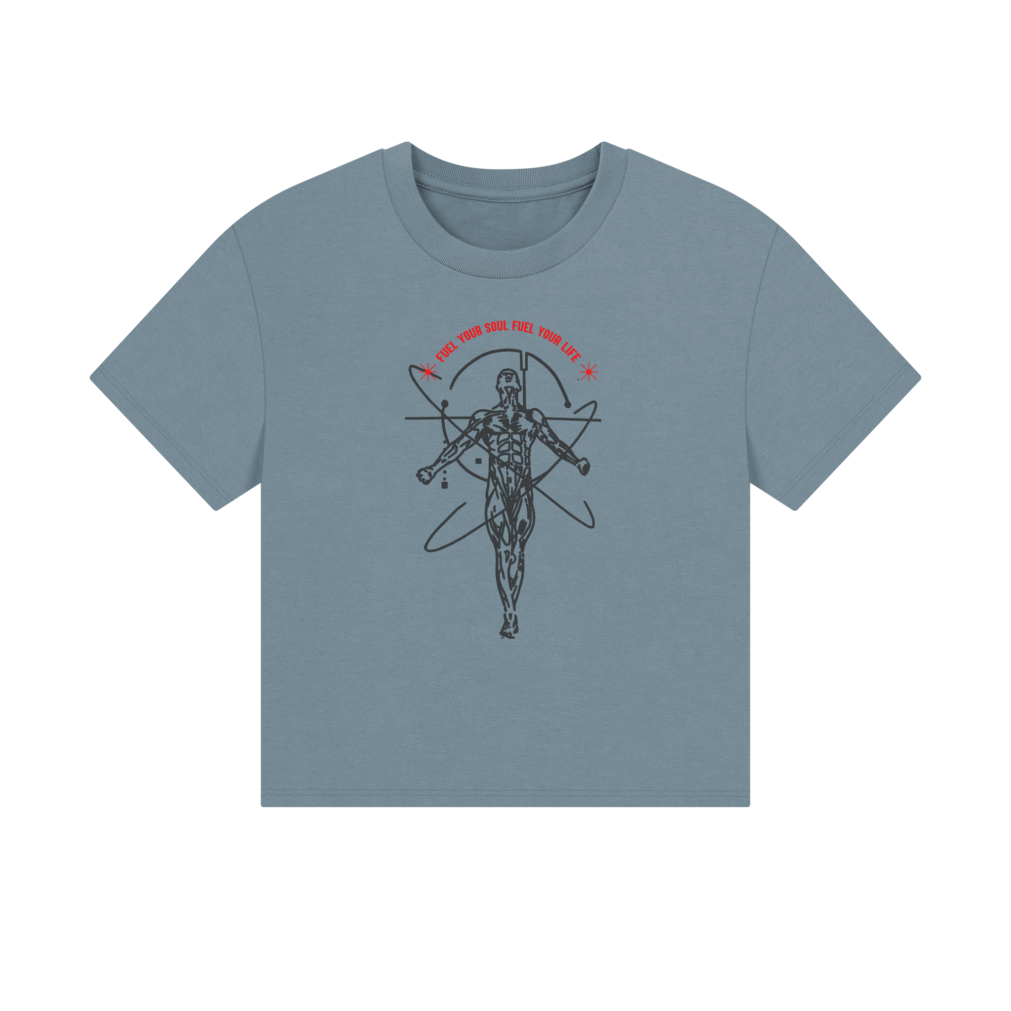 Self-care is my foundation for thriving Unisex Cropped Boxy Tee