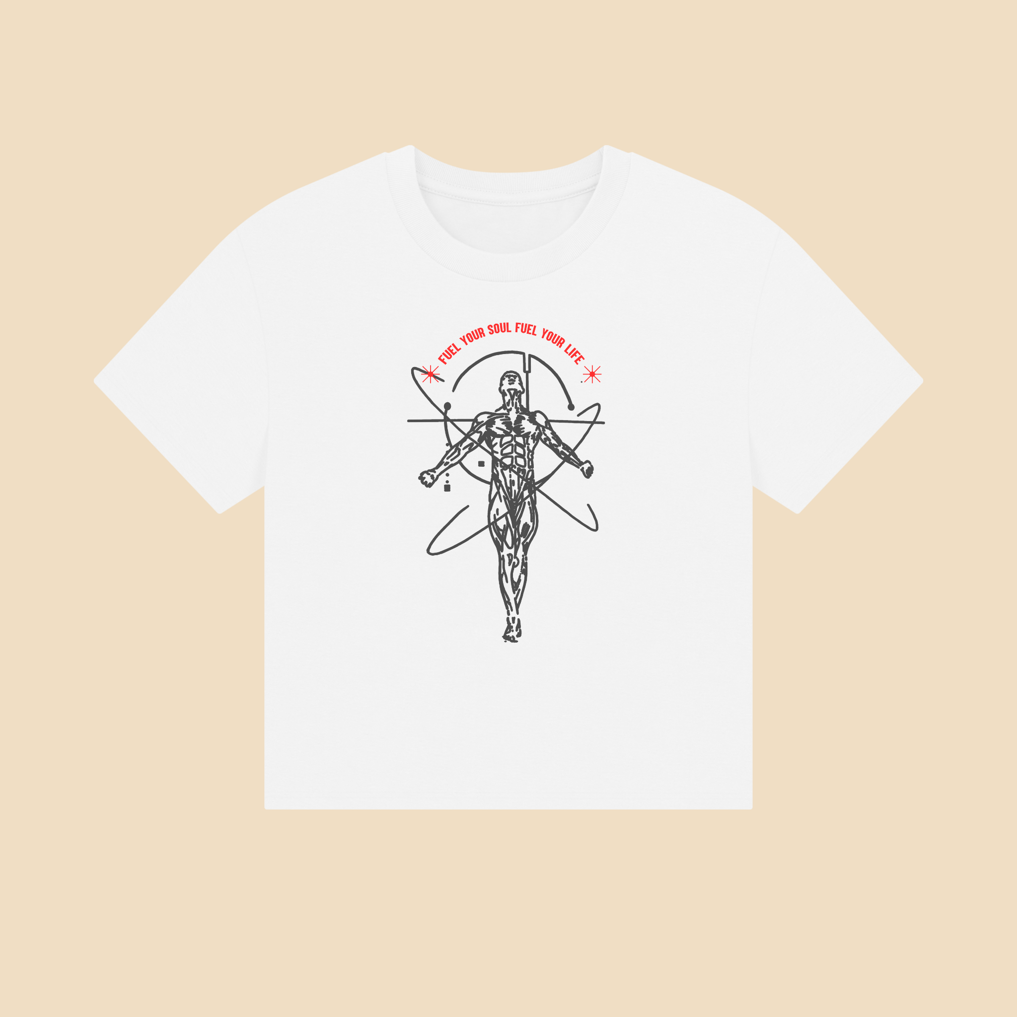 Self-care is my foundation for thriving Unisex Cropped Boxy Tee