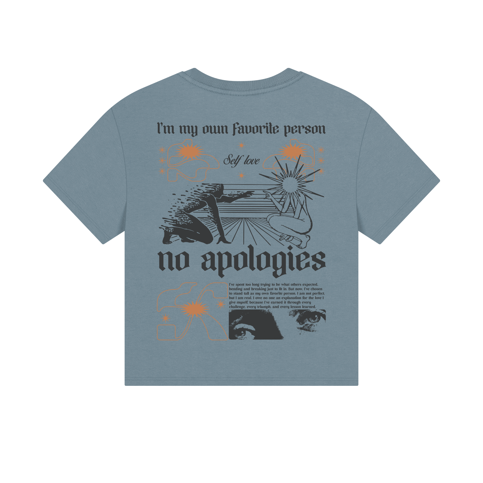 I’m my own favorite person—no apologies Unisex Cropped Boxy Tee