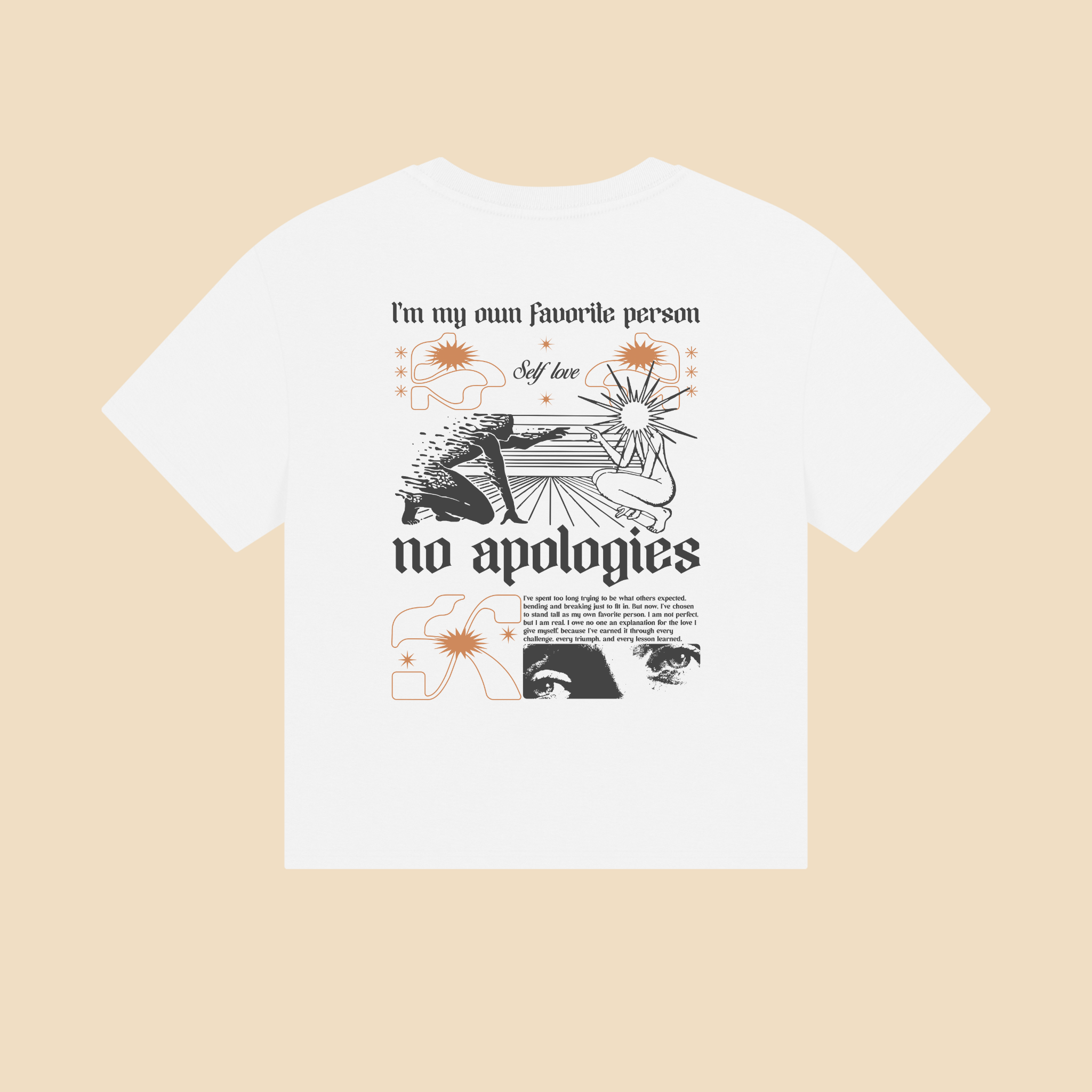 I’m my own favorite person—no apologies Unisex Cropped Boxy Tee