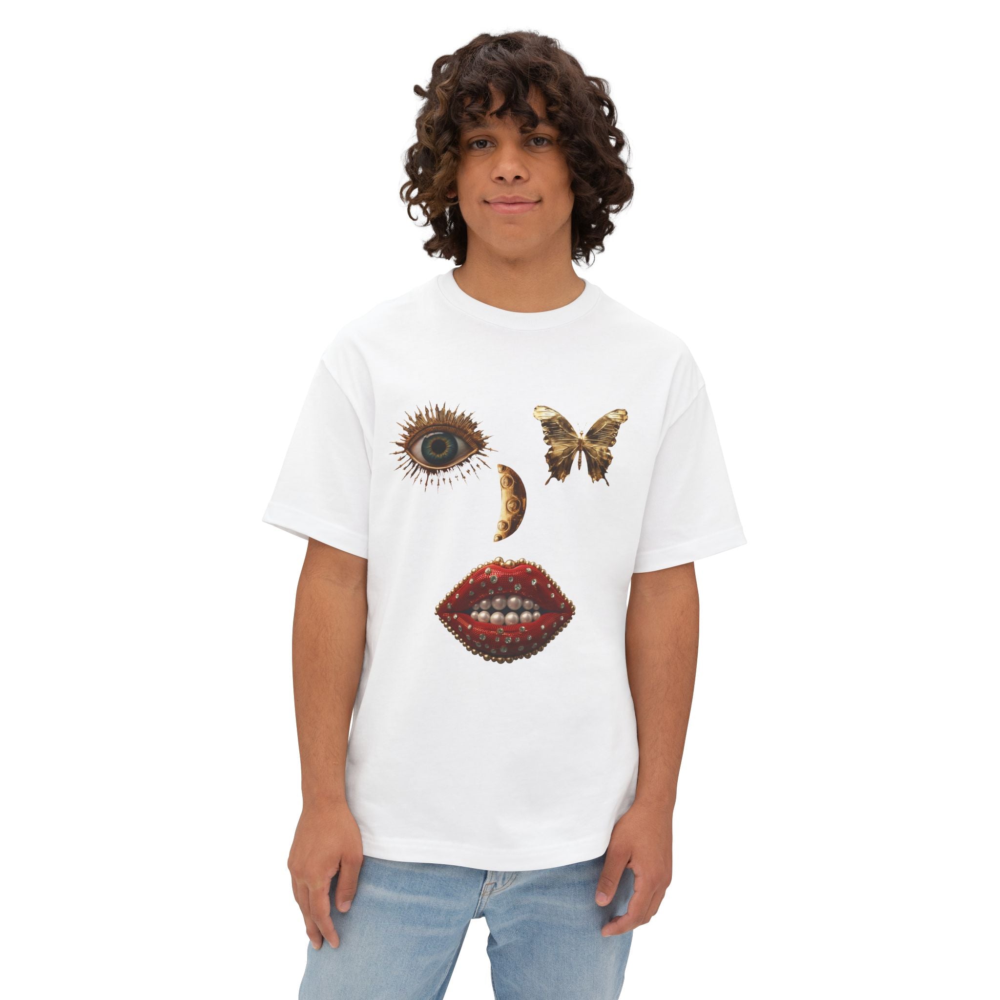 Sixth Shockra Face Oversized Tee