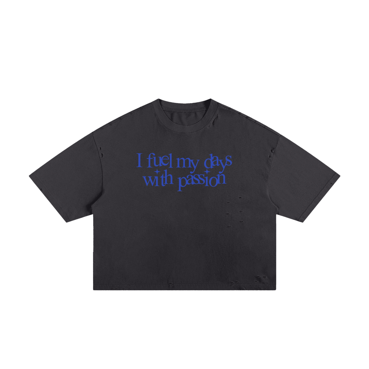 I fuel my days with passion Unisex Boxy Tee