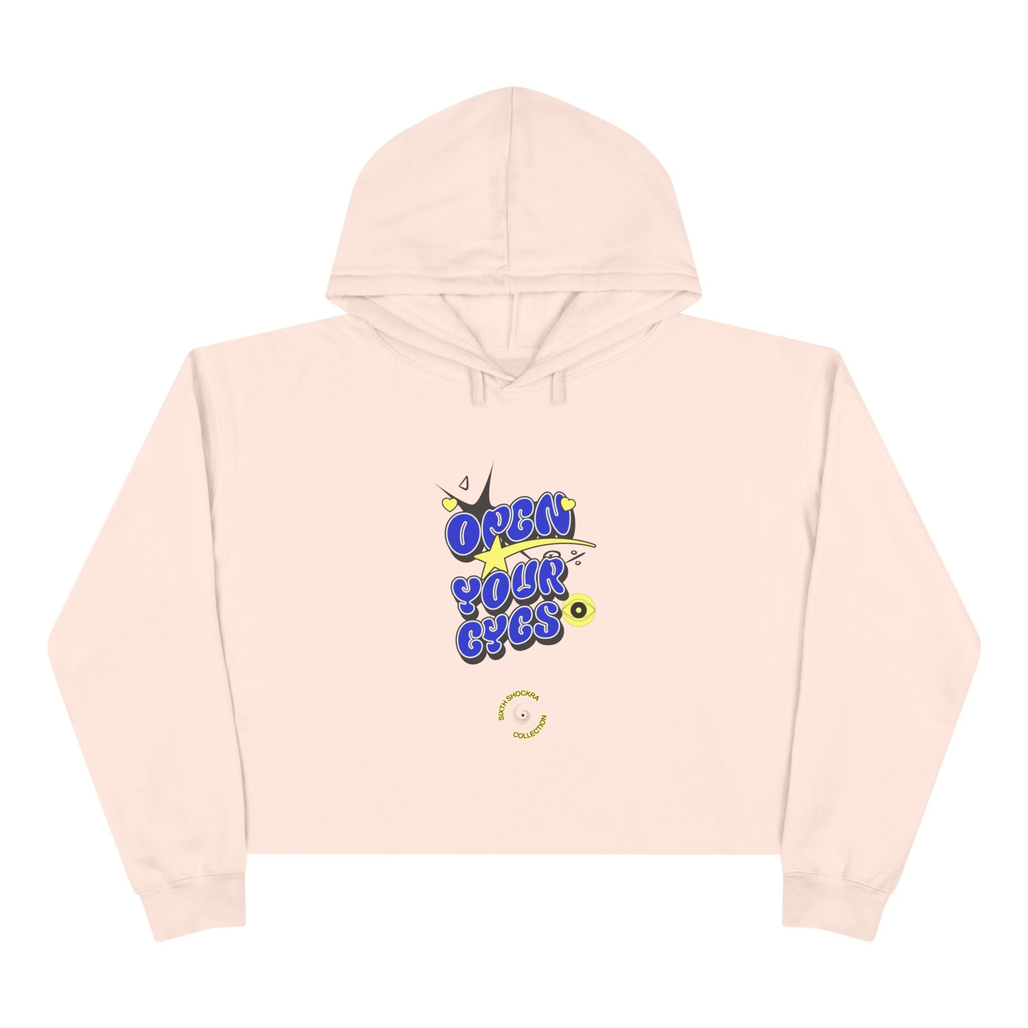 Open Your Eyes Crop Hoodie