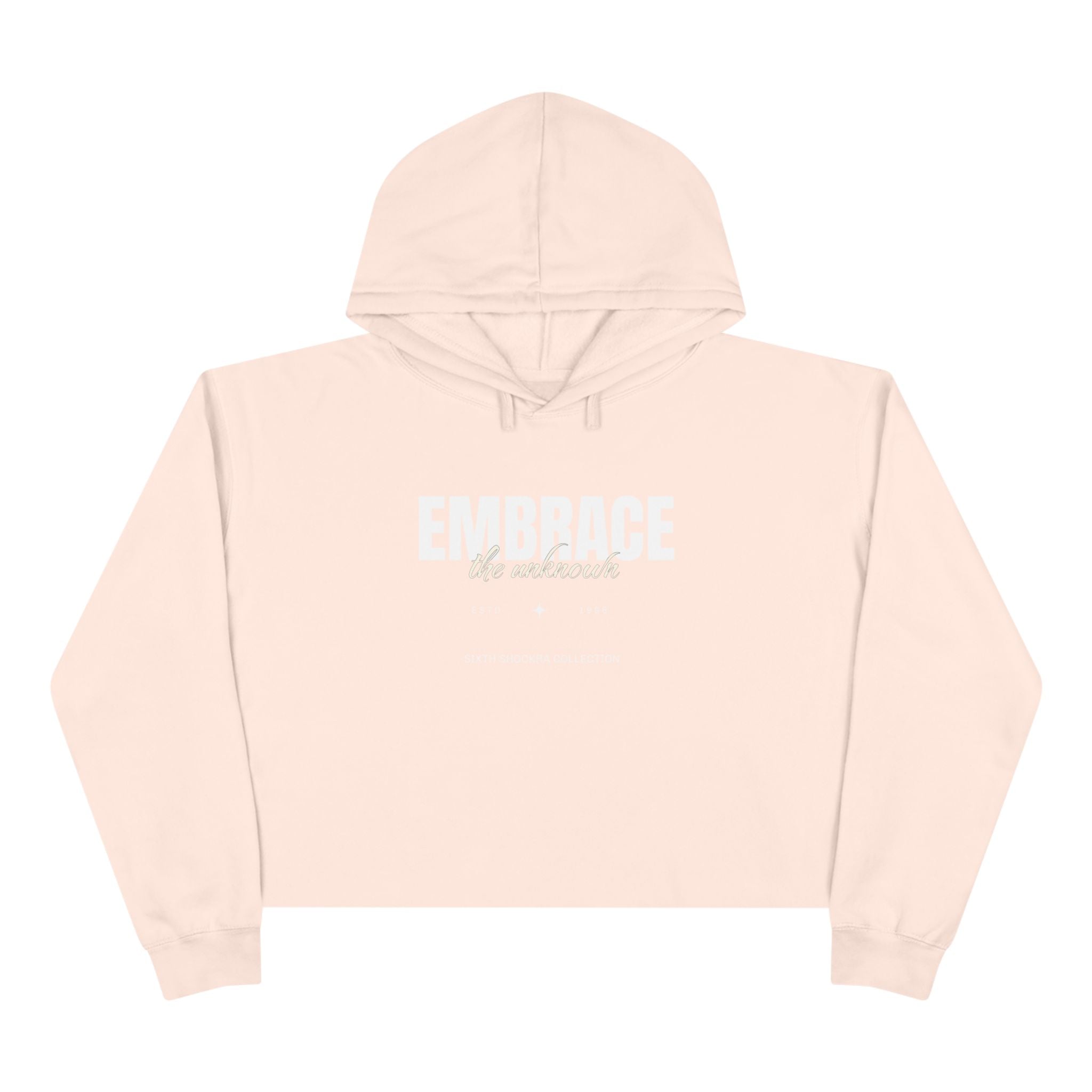 Embrace The Unknown Unisex Crop Hoodie
