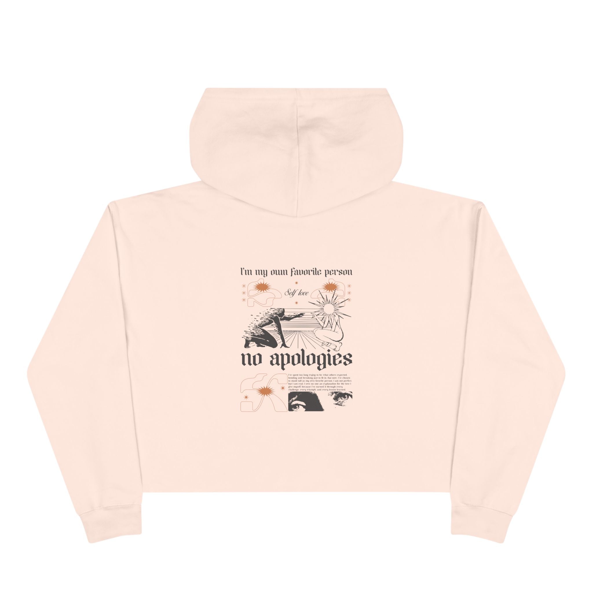 I’m my own favorite person—no apologies Unisex Crop Hoodie