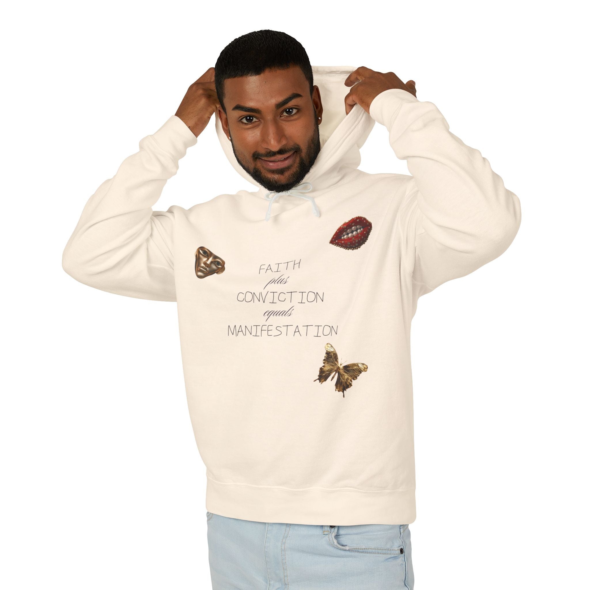 Faith + Conviction=Manifestation Pt 2 Hooded Sweatshirt