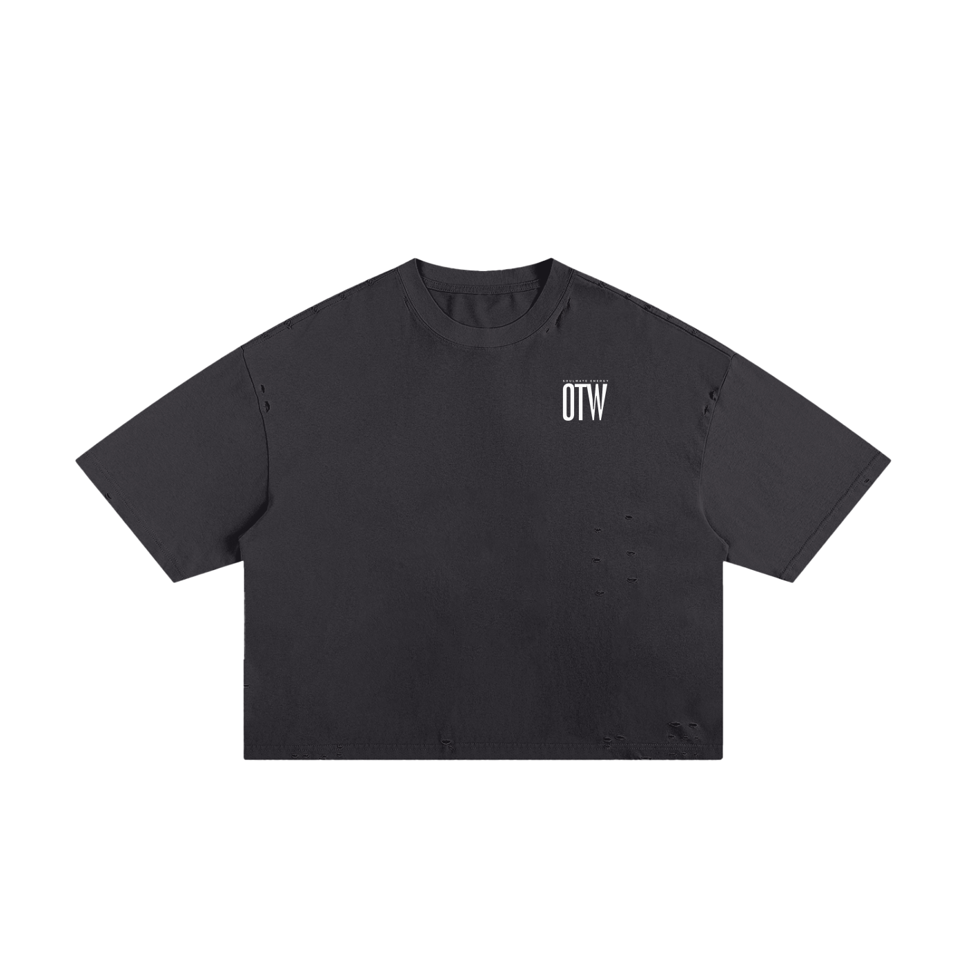 Soulmate Energy OTW Classic Frayed Boxy Tee
