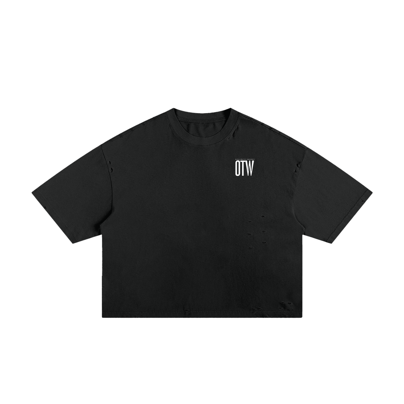 Soulmate Energy OTW Classic Frayed Boxy Tee