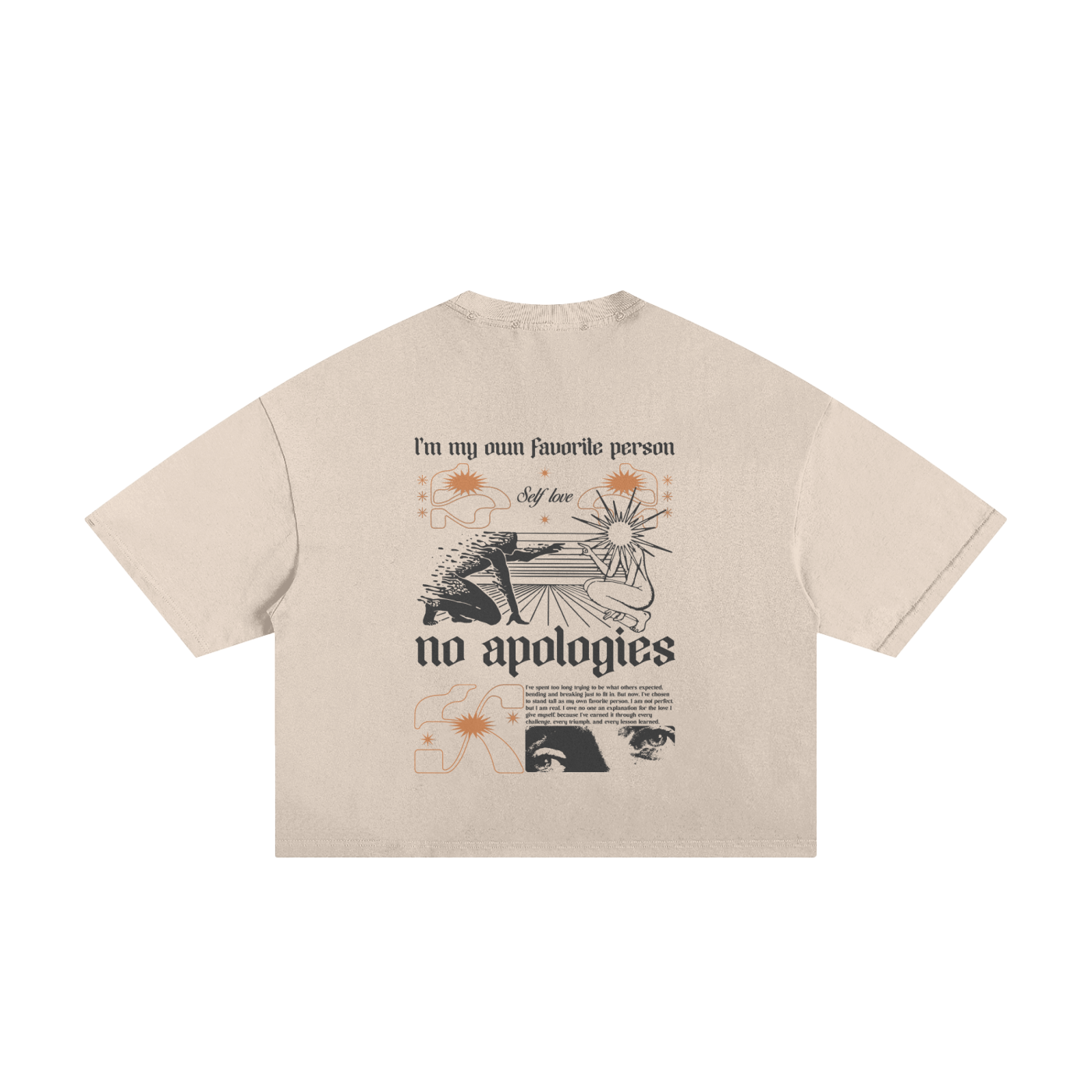 No Apologies Classic Frayed Boxy Tee