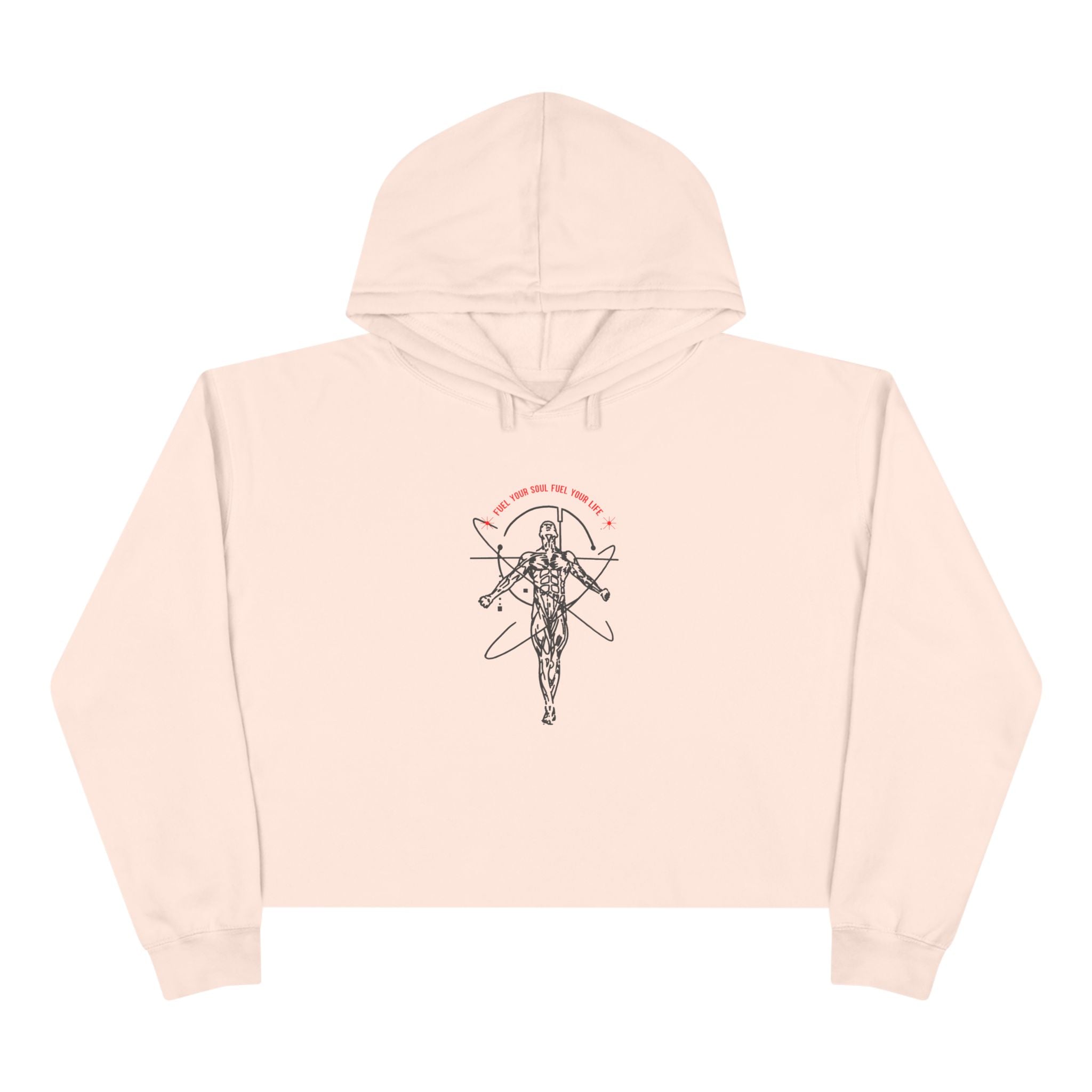 Self-care is my foundation for thriving Unisex Crop Hoodie