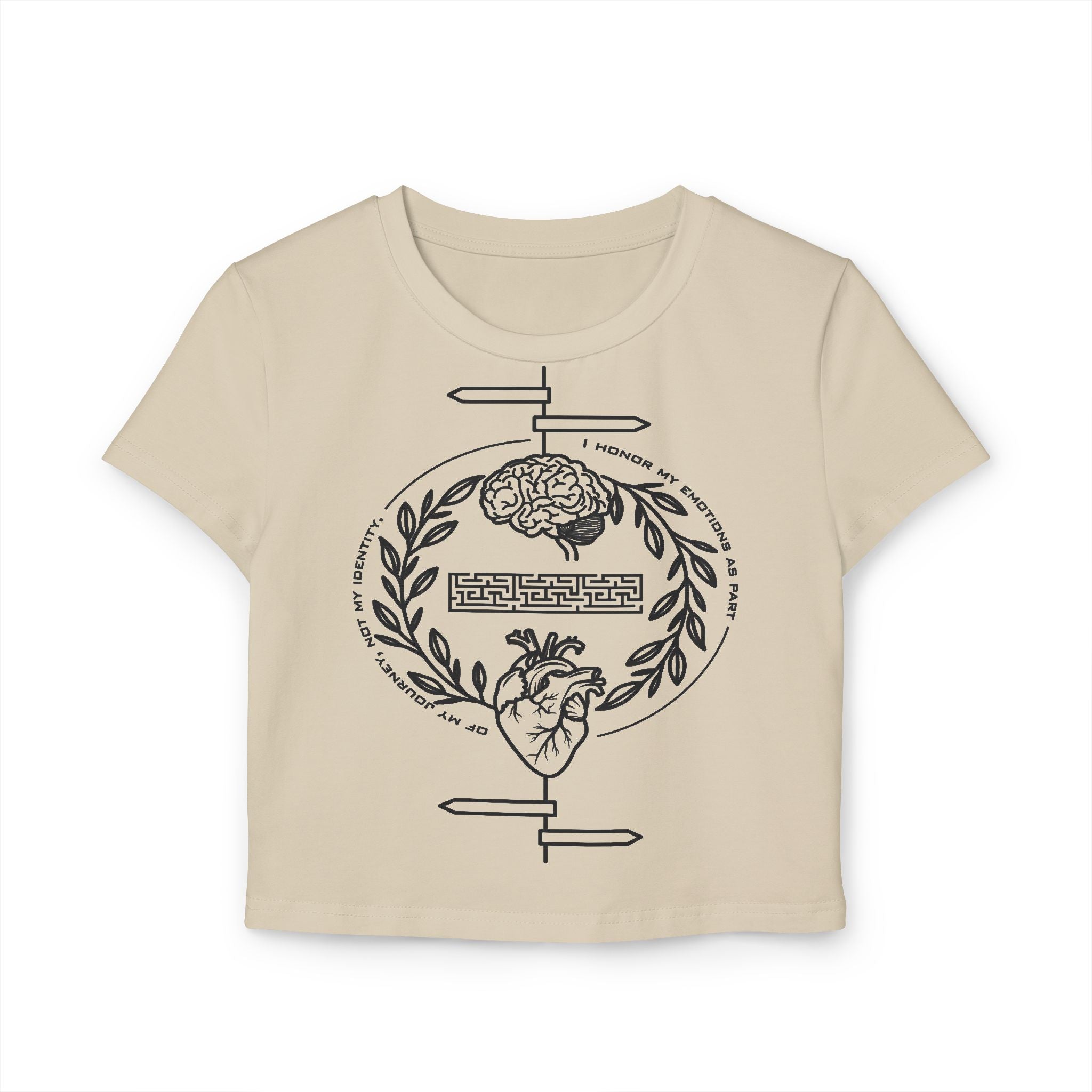 I honor my emotions as part of my journey, not my identity Tiny Tee