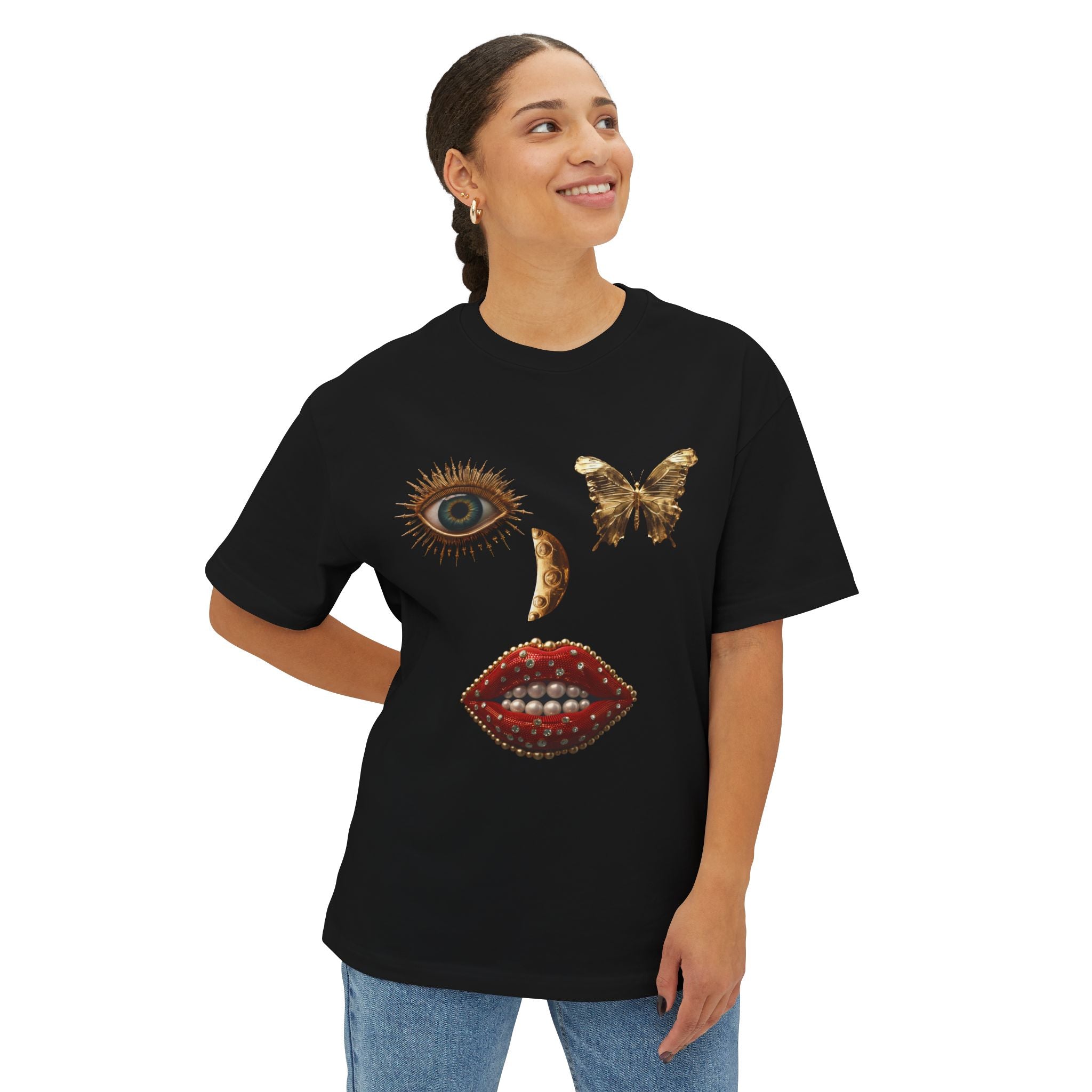 Sixth Shockra Face Oversized Tee