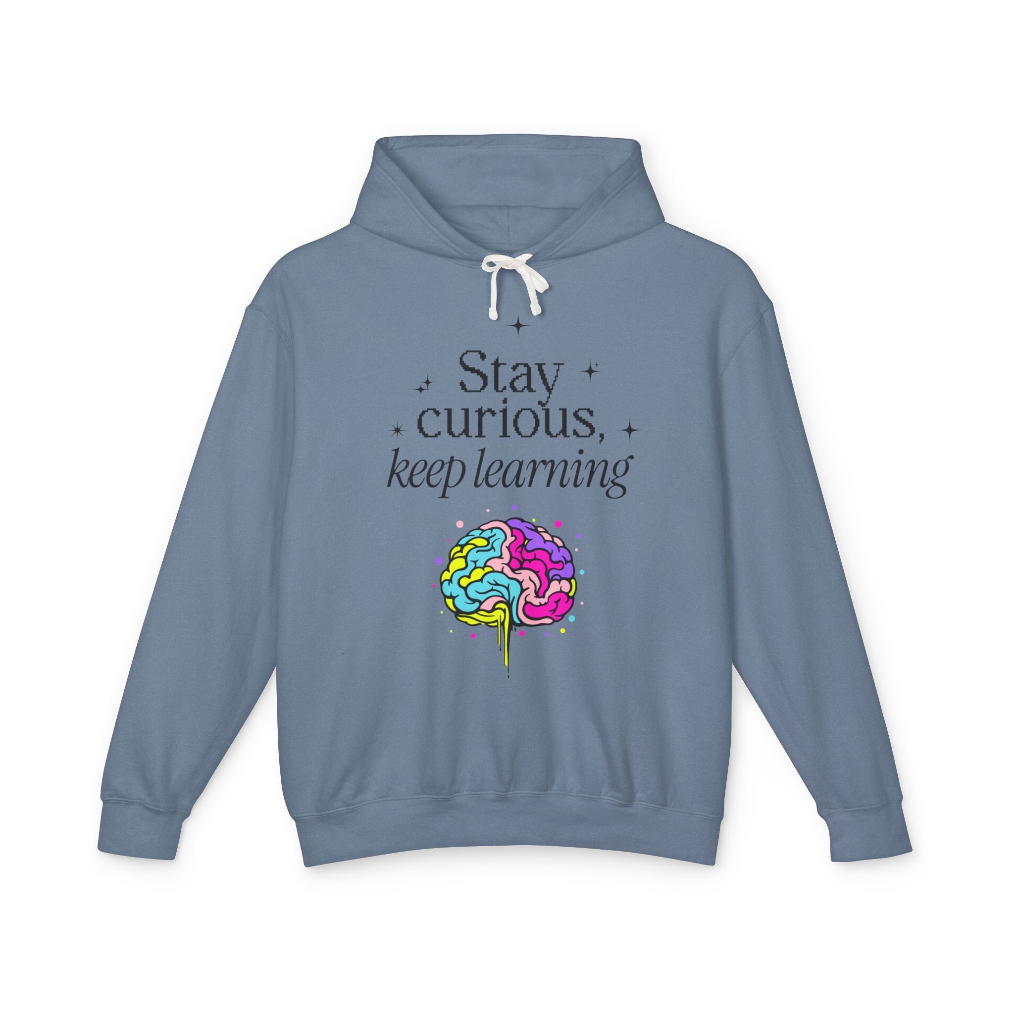Stay Curious Keep Learning Hooded Sweatshirt