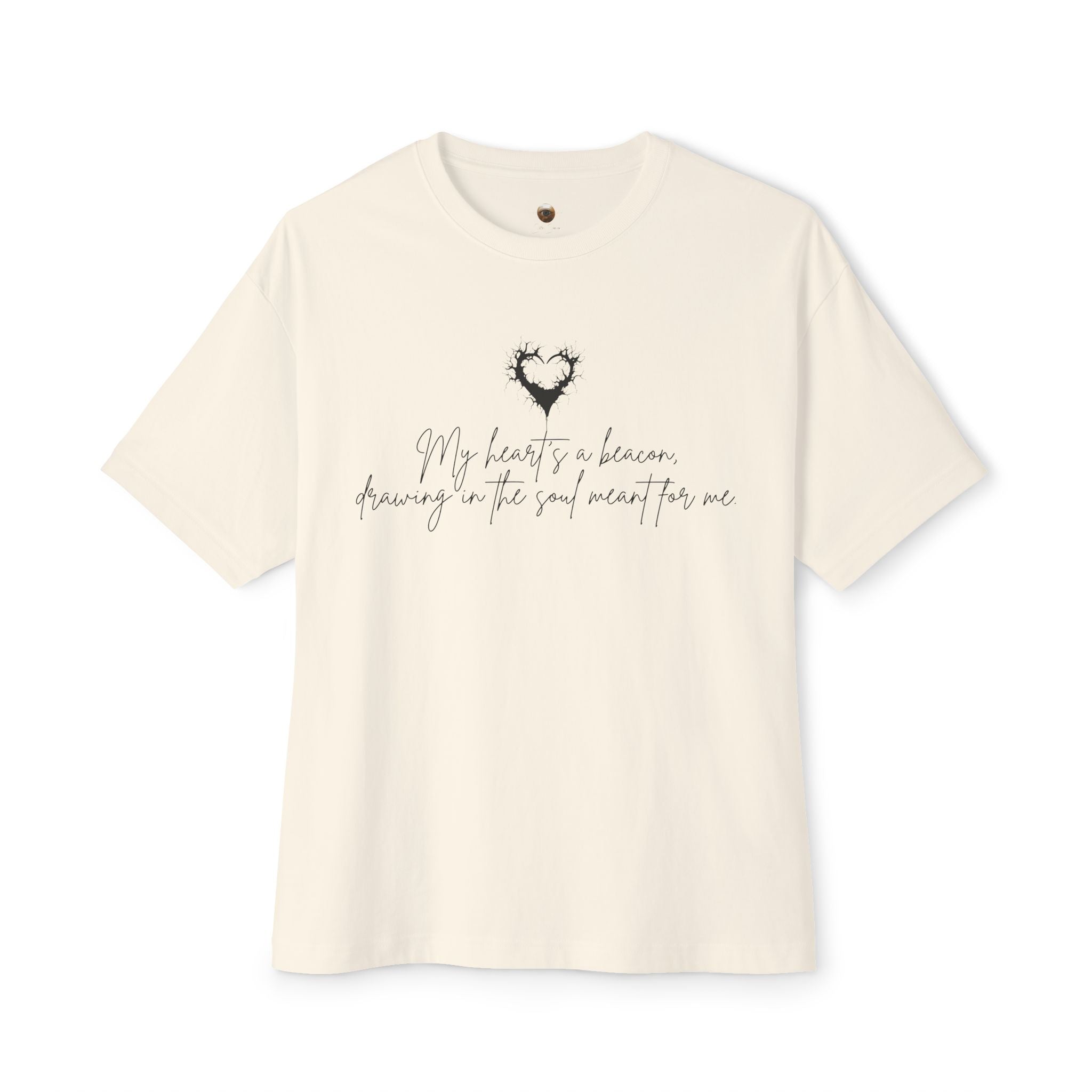 My Heart's A Beacon Oversized Boxy Tee