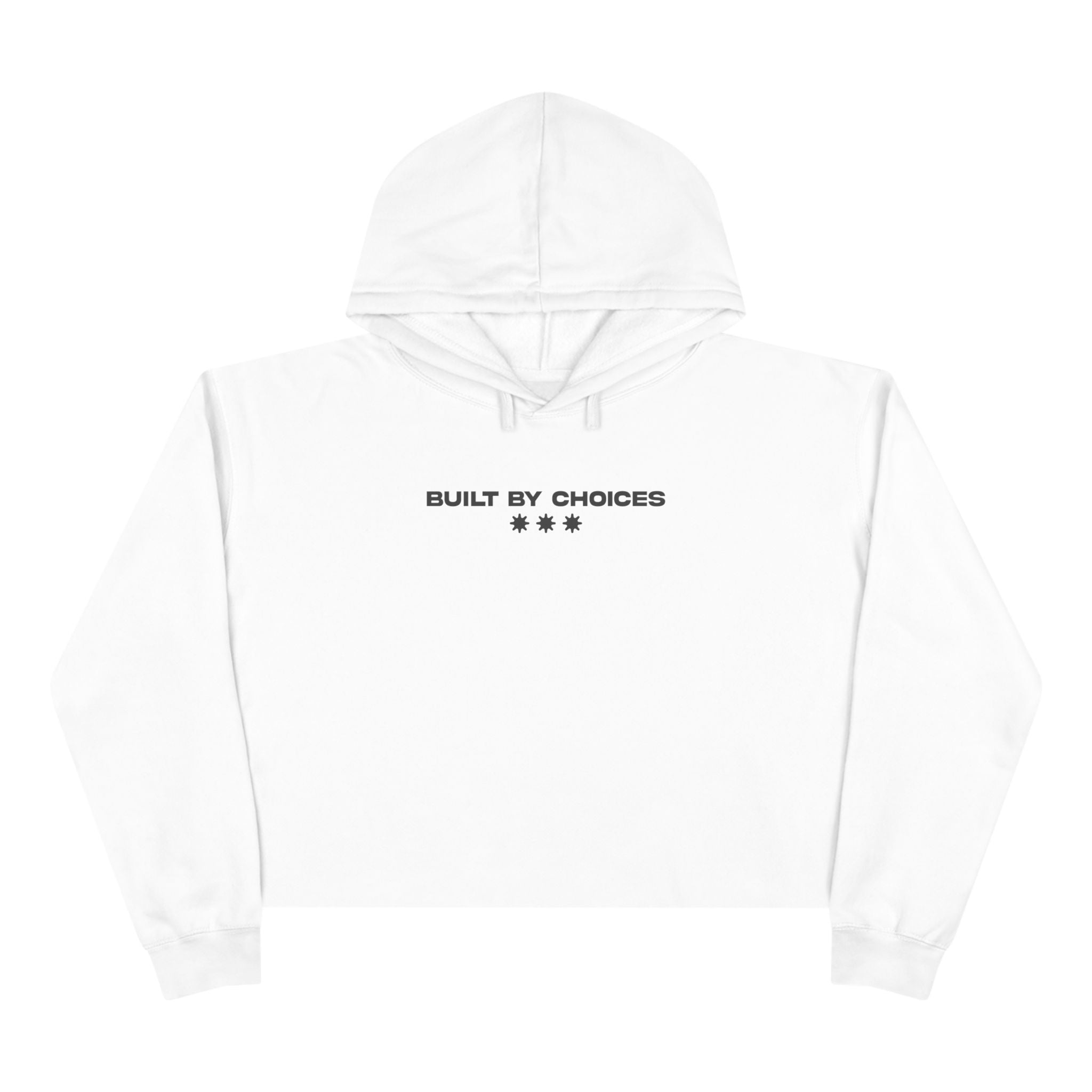 Every healthy choice I make strengthens my resilience Unisex Crop Hoodie