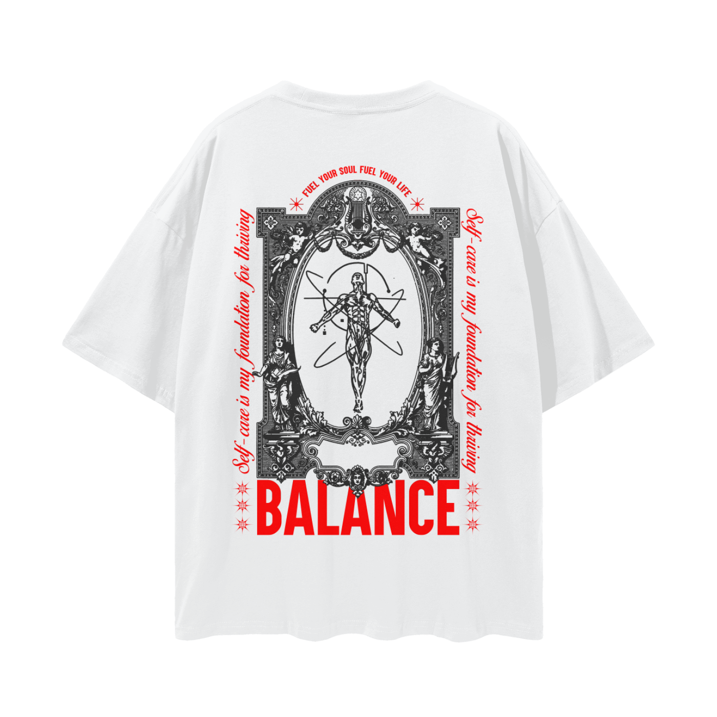 Balance Streetwear Loose Drop Shoulder T-Shirt