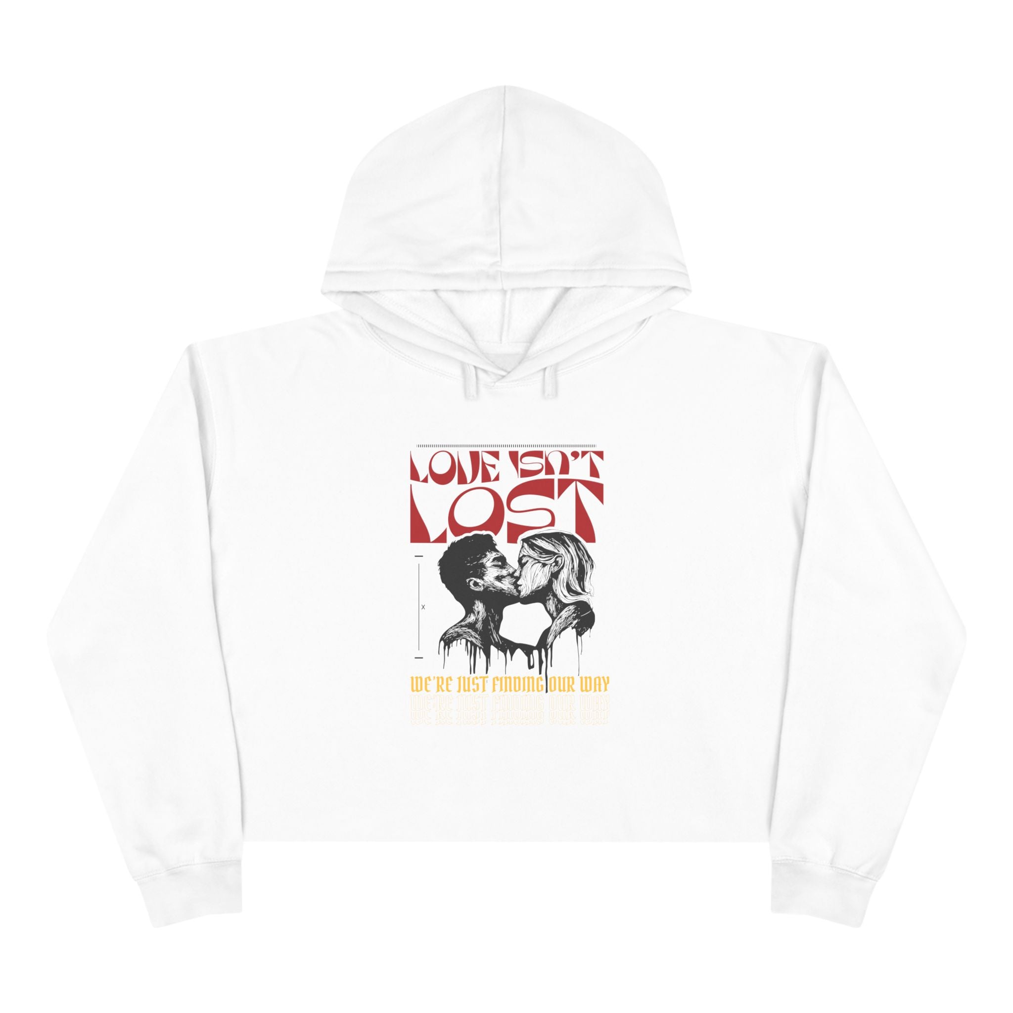 Love Isn't Lost Unisex Crop Hoodie