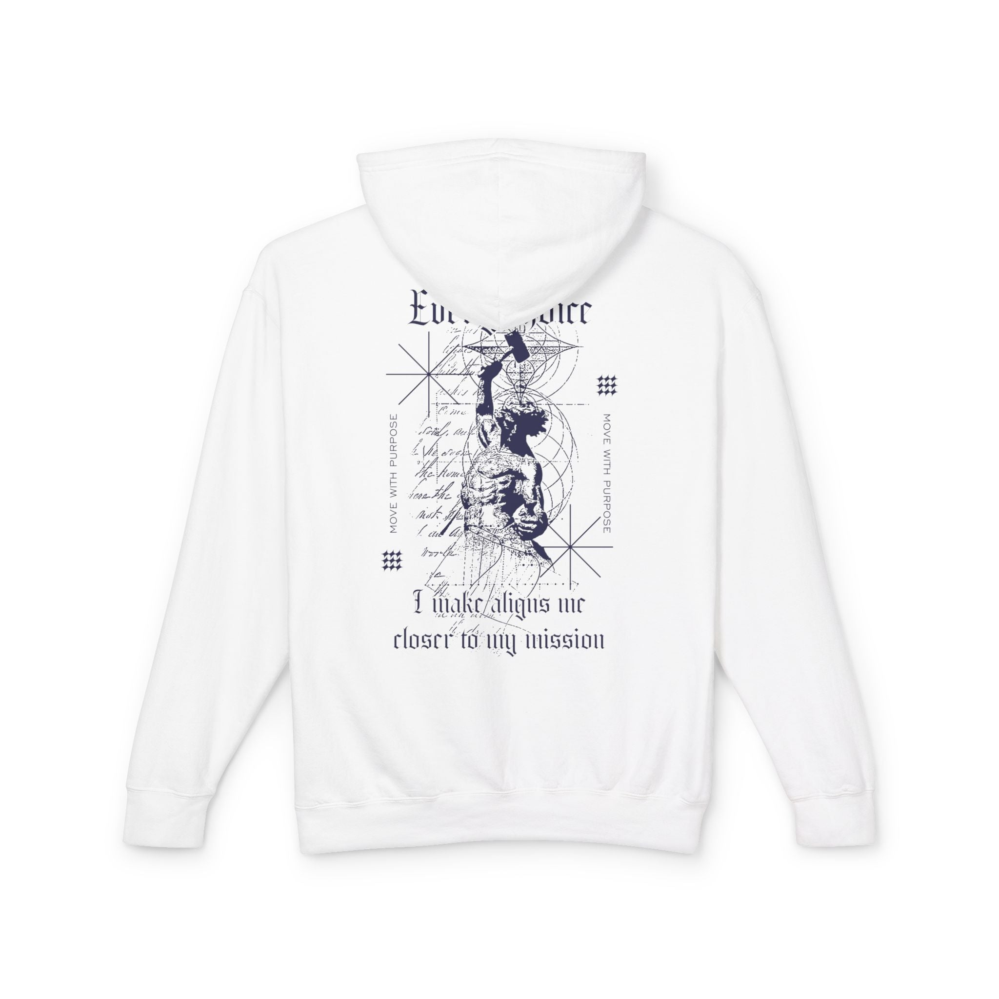 Every choice I make aligns me closer to my mission Hoodie