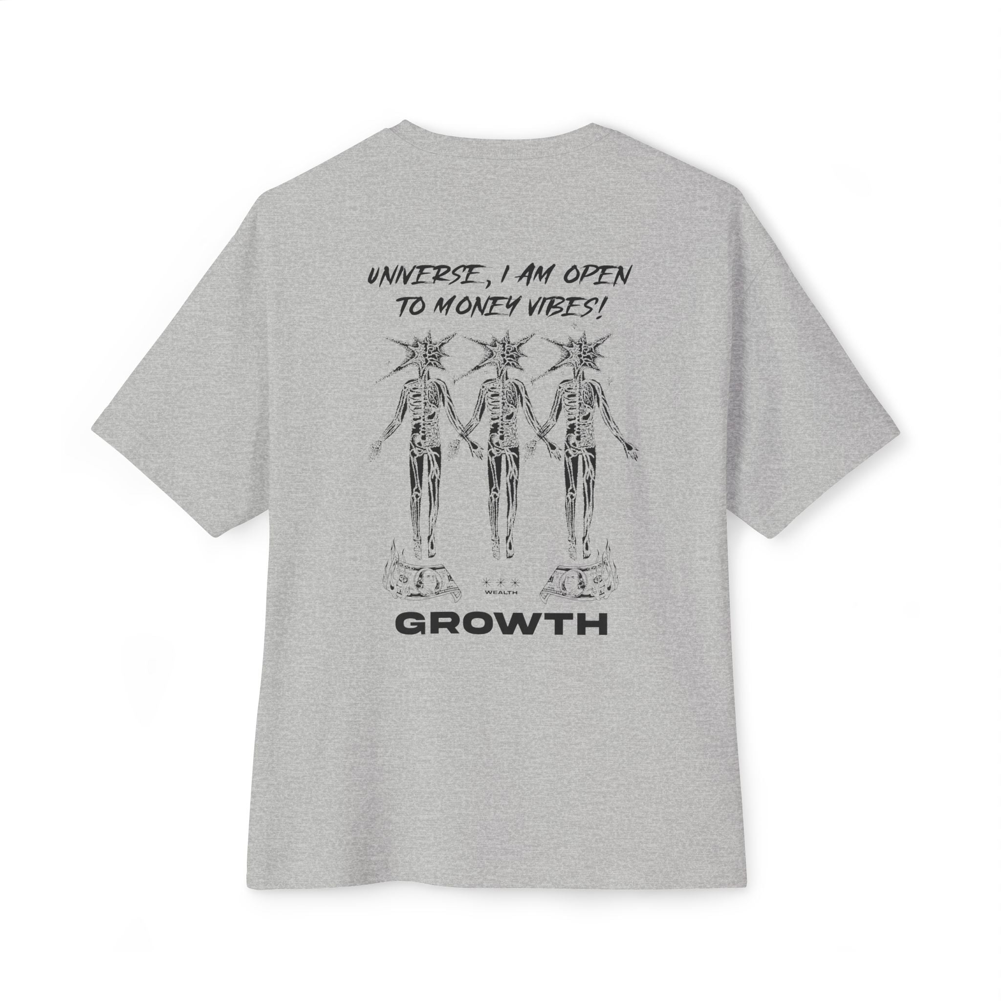 Universe I'm Open To Money Vibe Heavy Cotton Tee