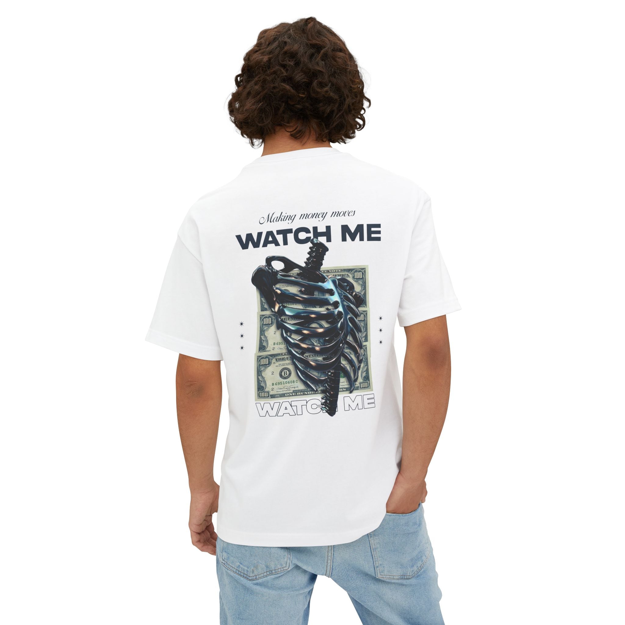 Making Money Moves Watch Me Heavy Cotton Tee