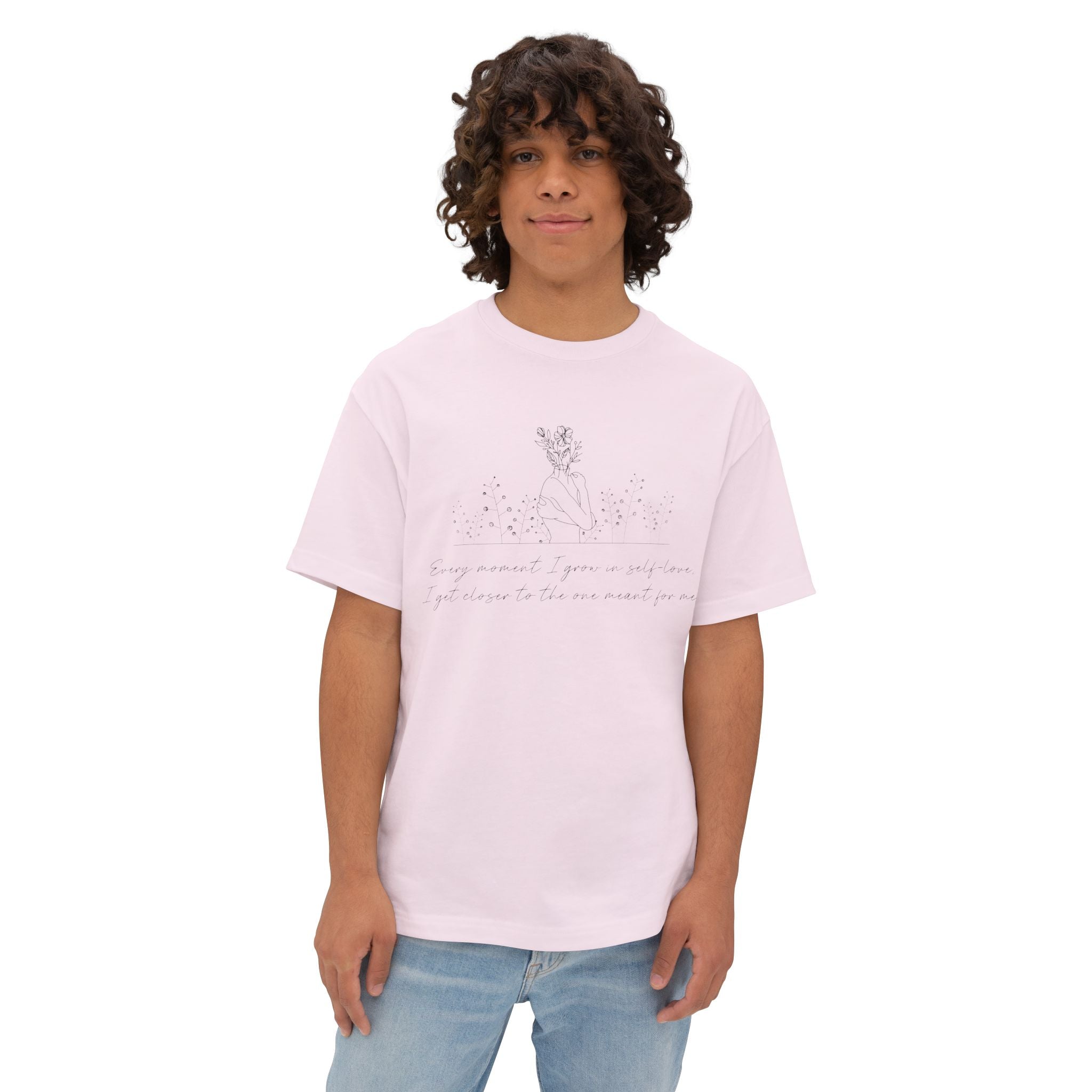 Every Moment I Grow in Self Love I Get Closer to the One Oversized Boxy Tee
