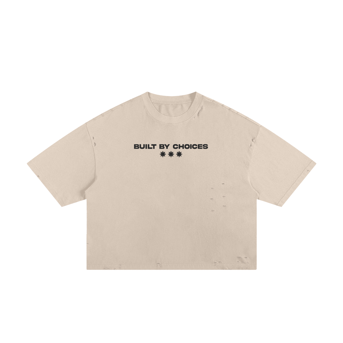 Built By Choices Classic Frayed Boxy Tee