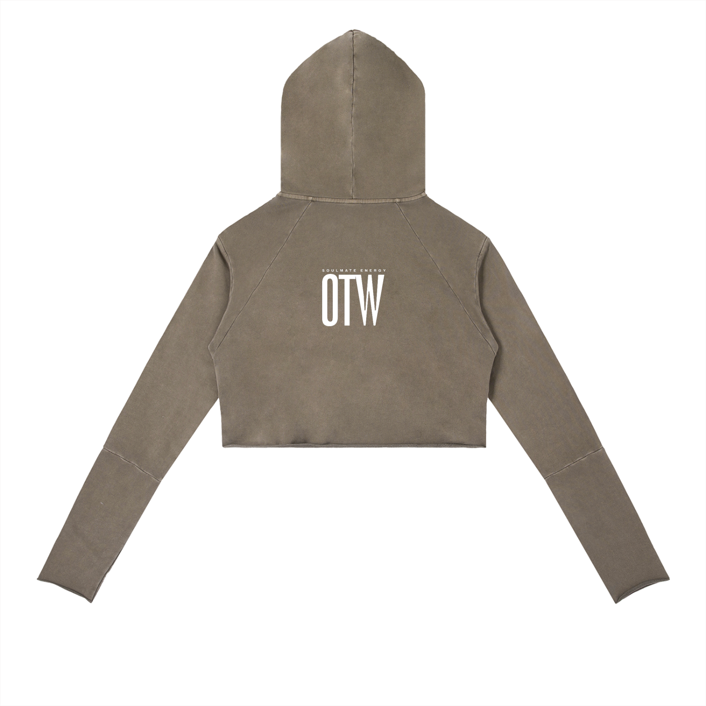 Soulmate Energy OTW Vintage Washed Raw Edge Hoodie