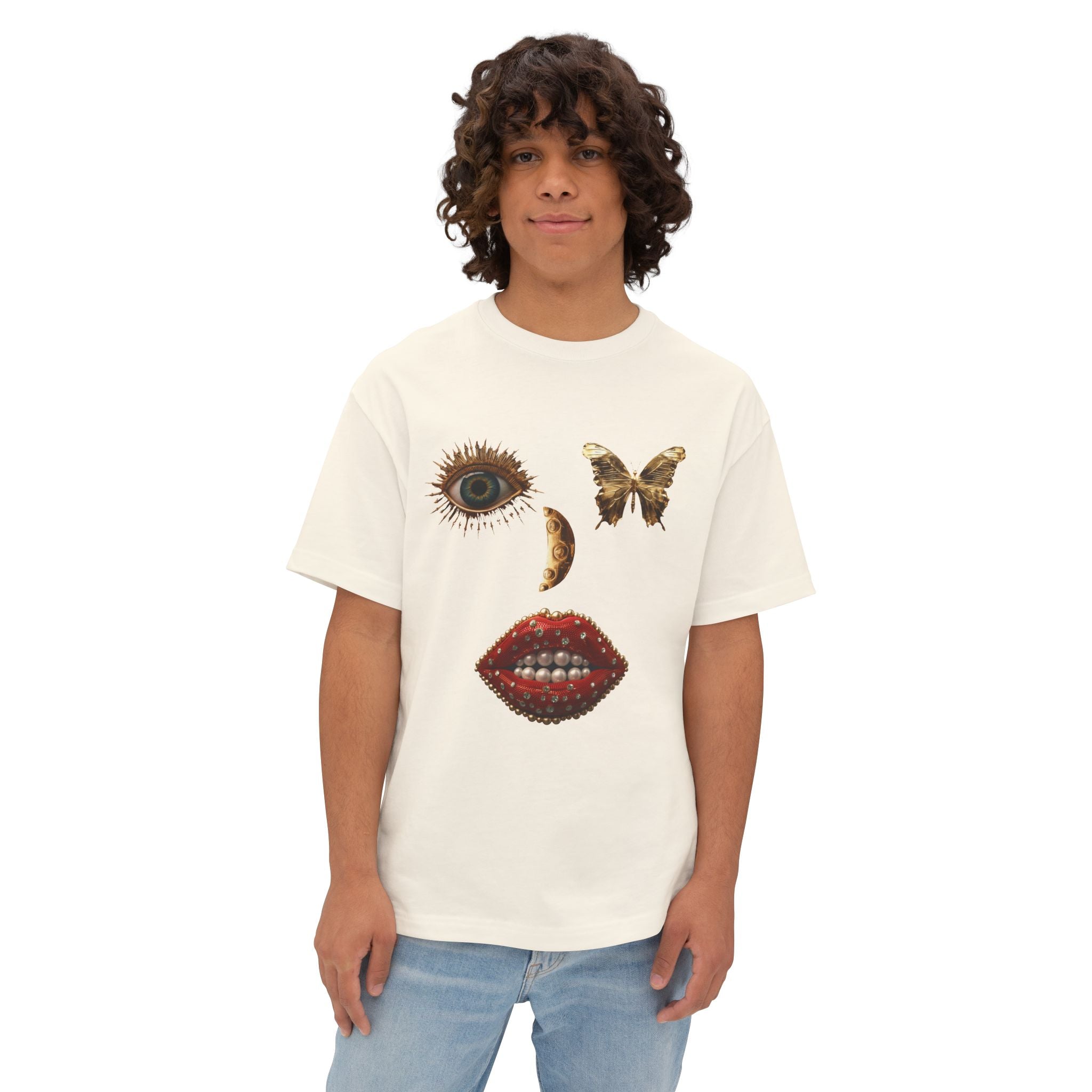 Sixth Shockra Face Oversized Tee