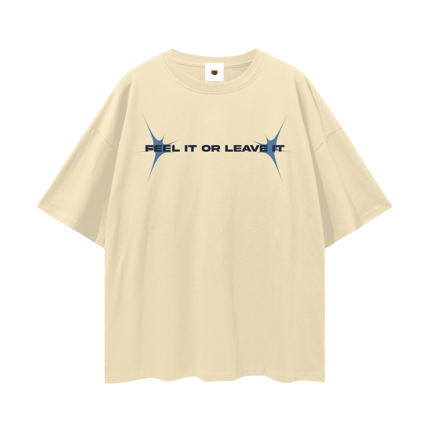 Feel It or Leave It Streetwear Loose Drop Shoulder T-Shirt