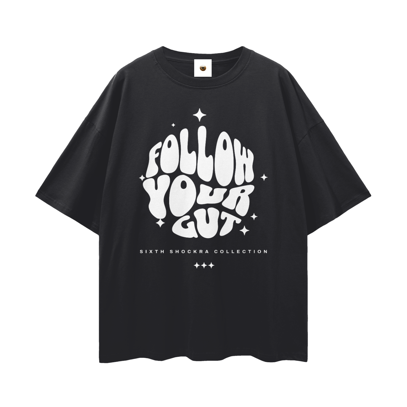 Follow Your Gut Streetwear Loose Drop Shoulder T-Shirt